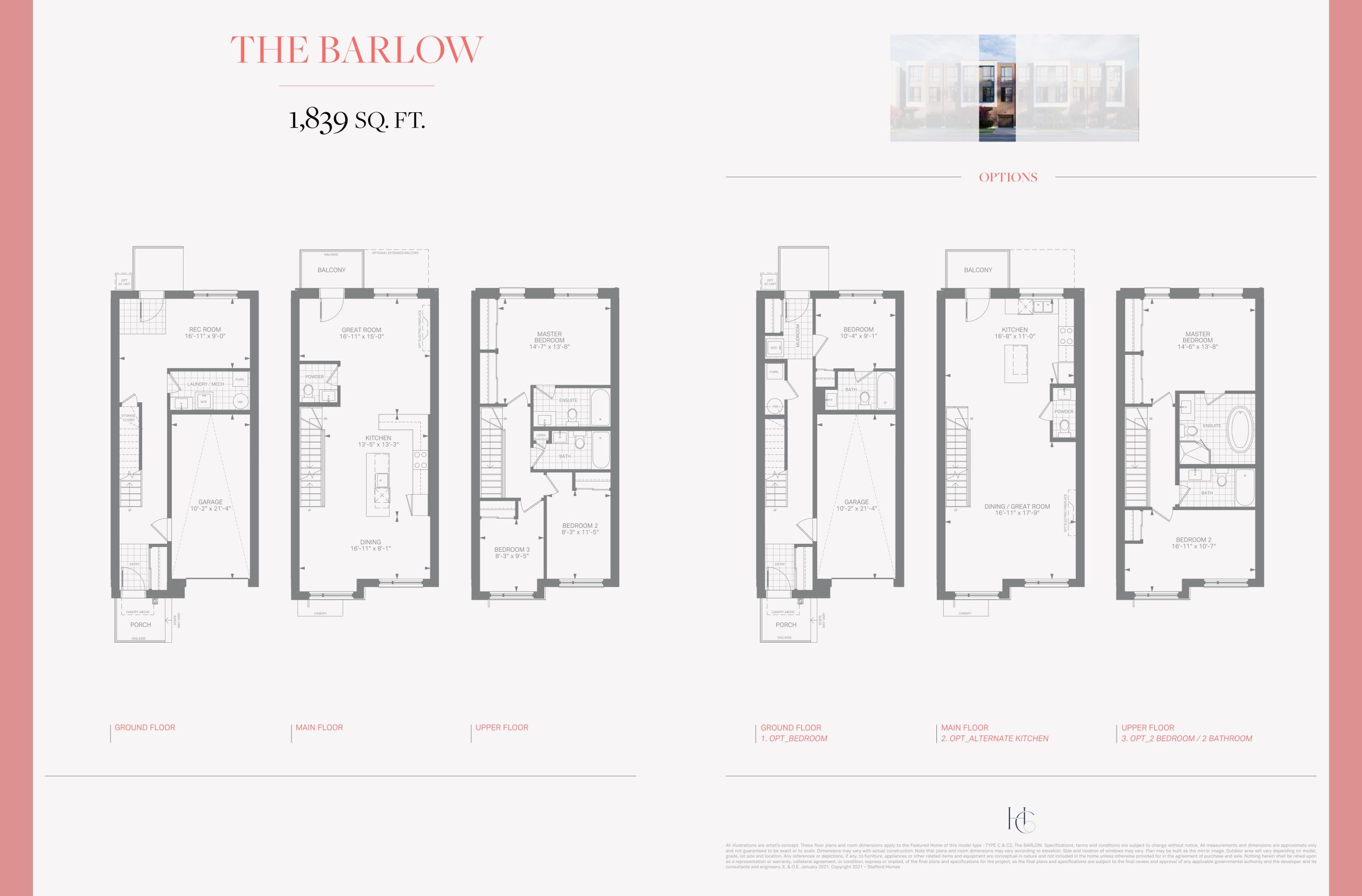 The Barlow floor plan