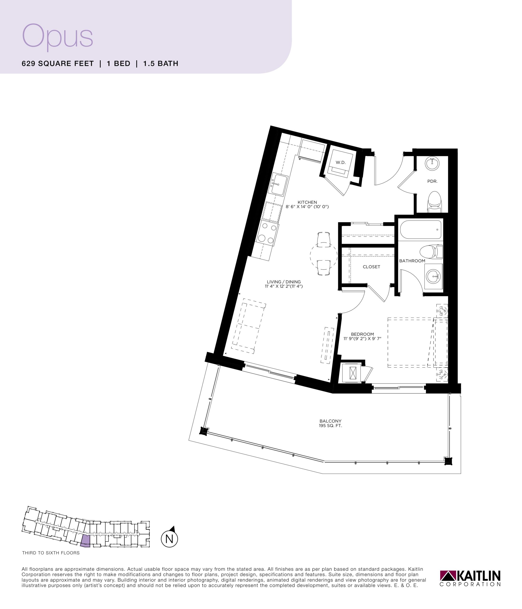 Opus floor plan