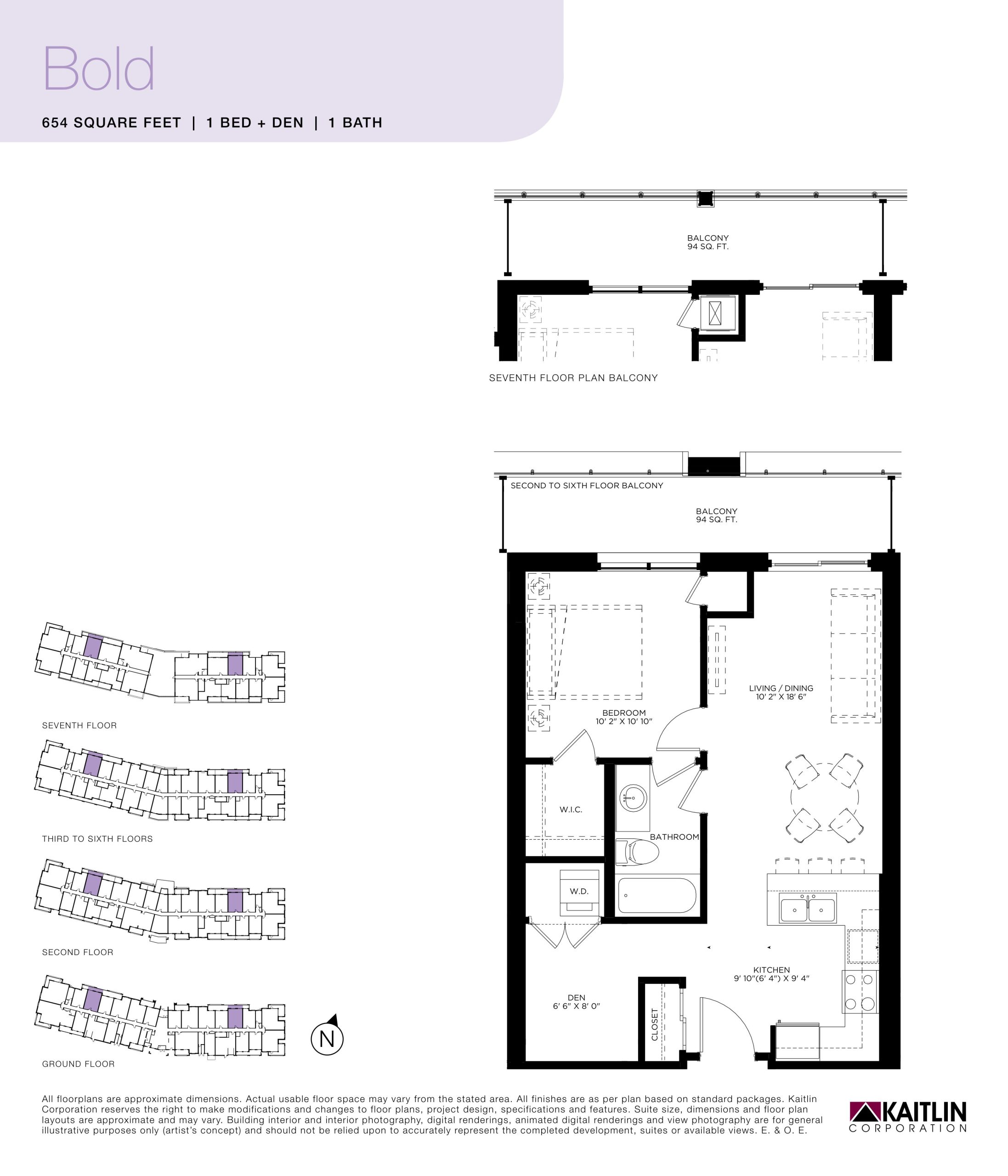 Bold floor plan