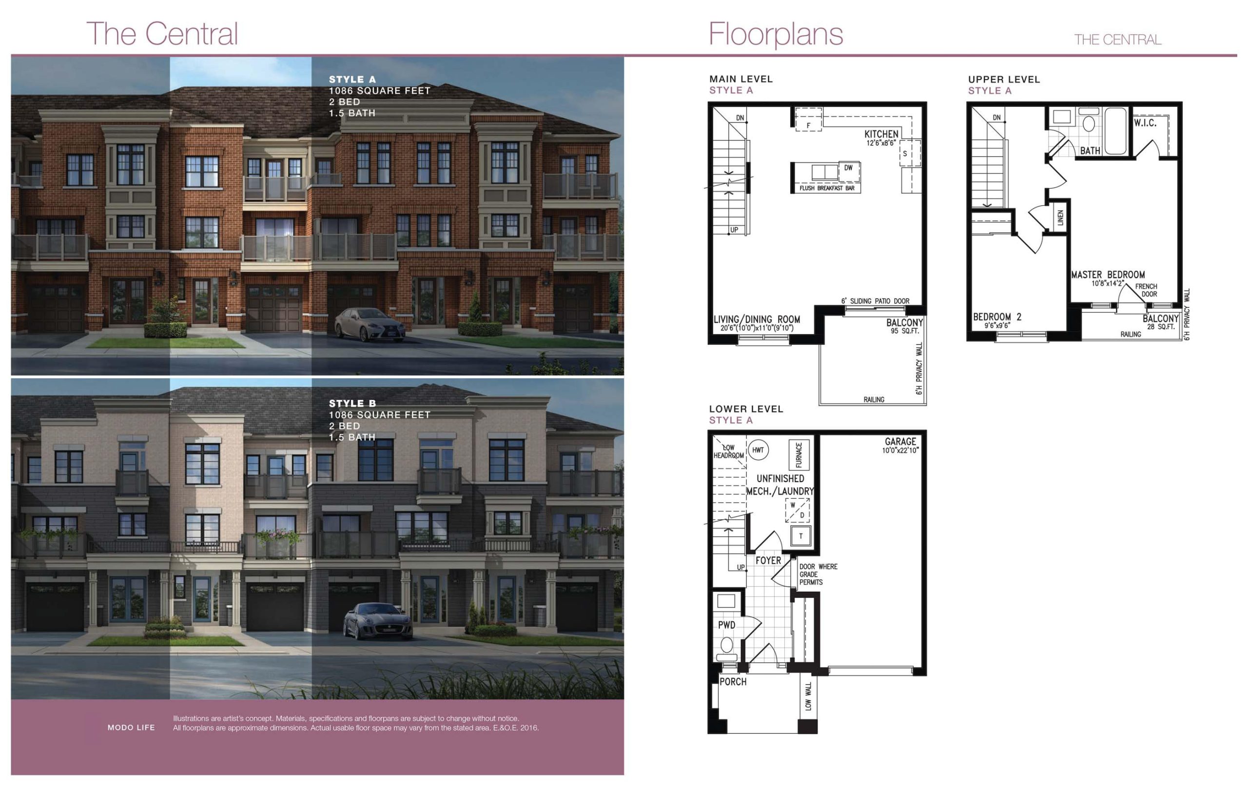 The Central floor plan