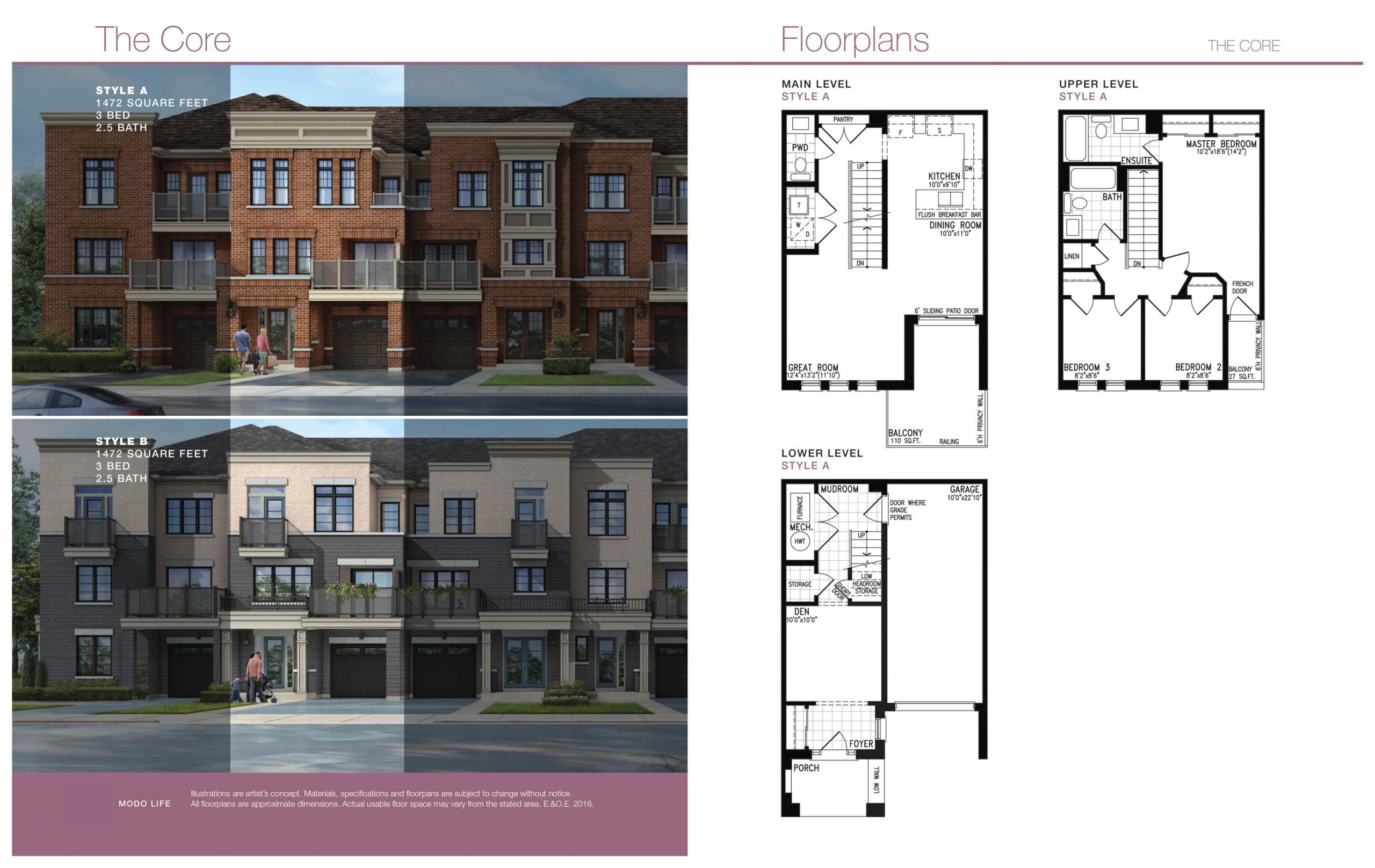 The Core floor plan
