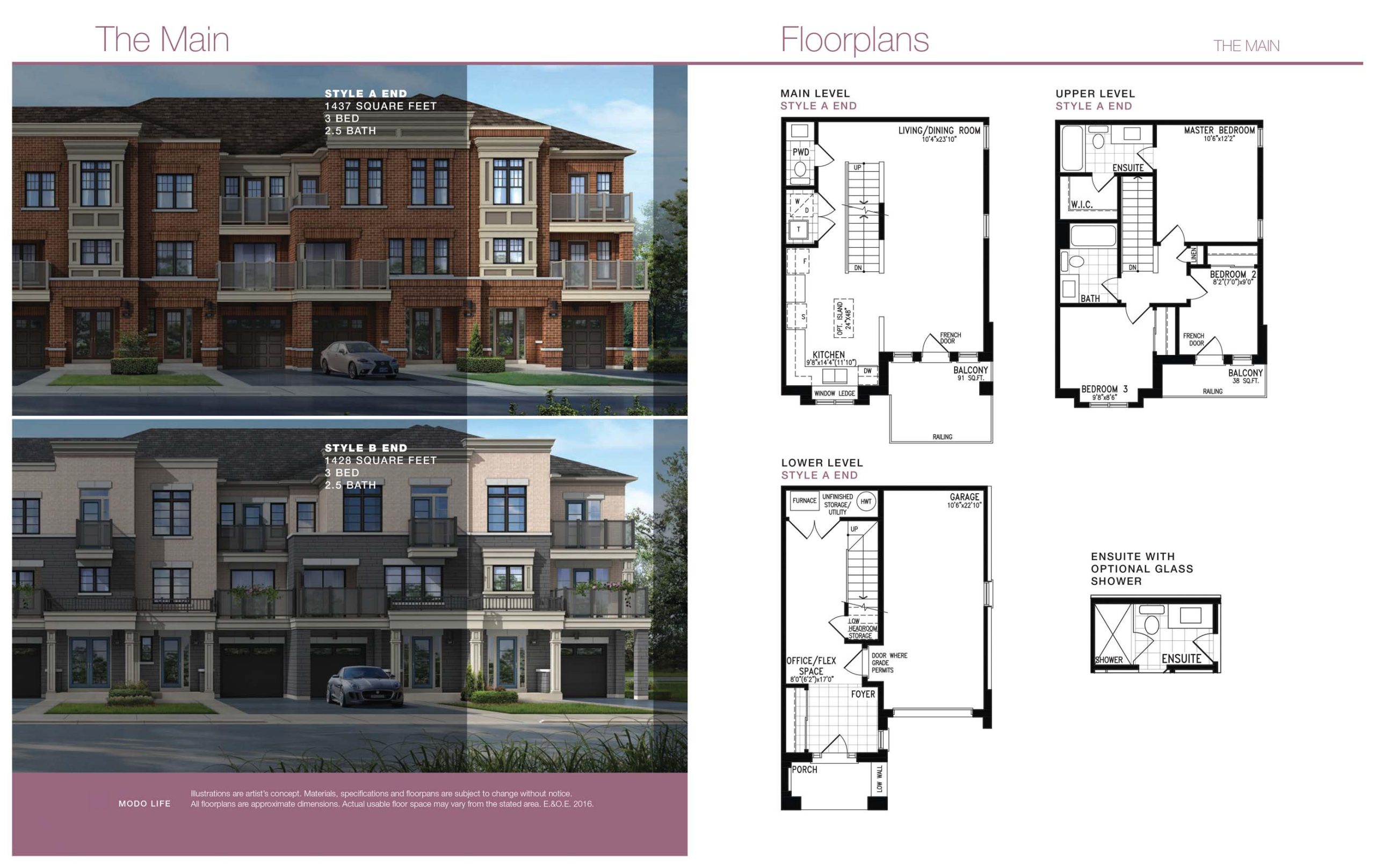 The Main floor plan