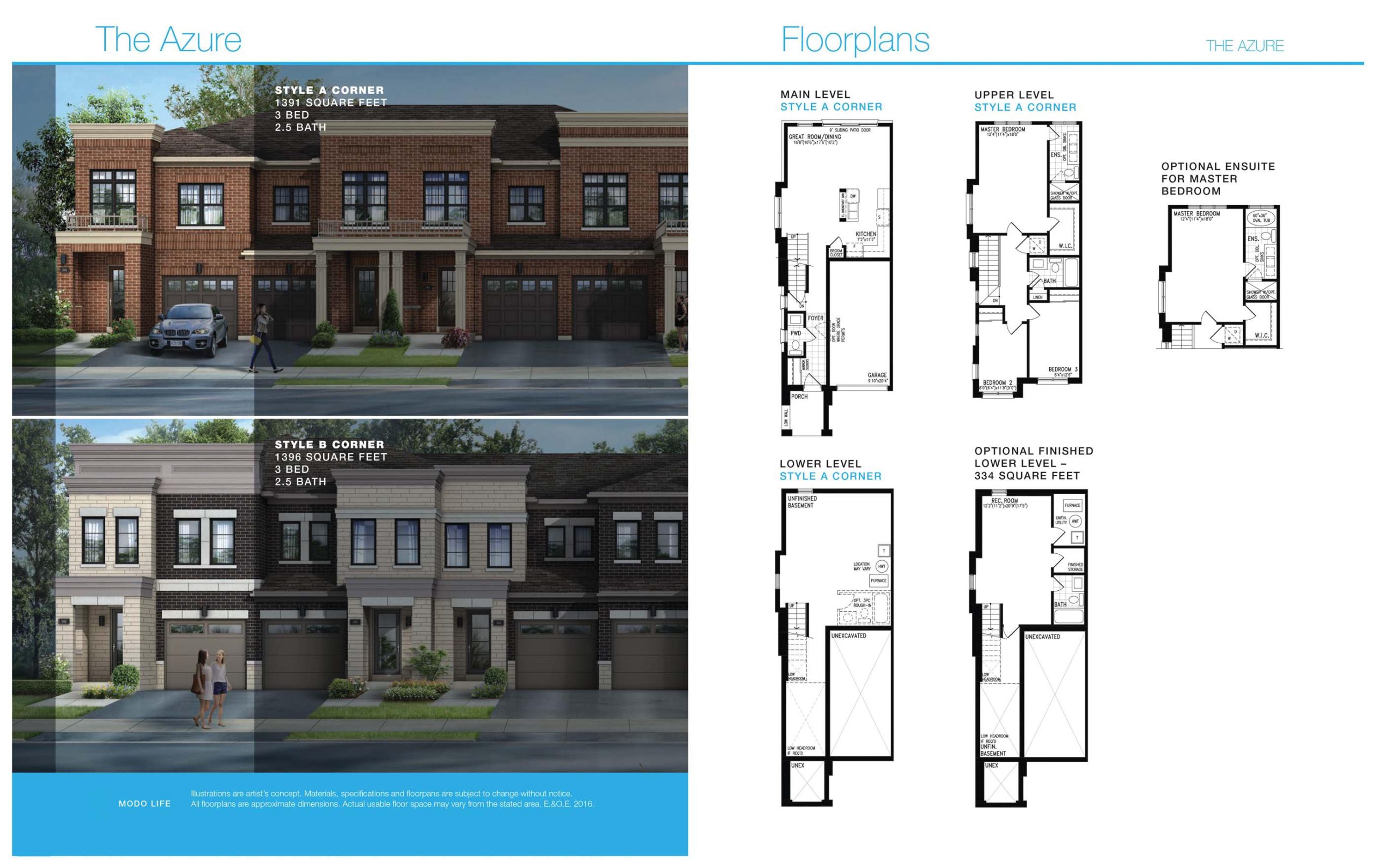 The Azure floor plan