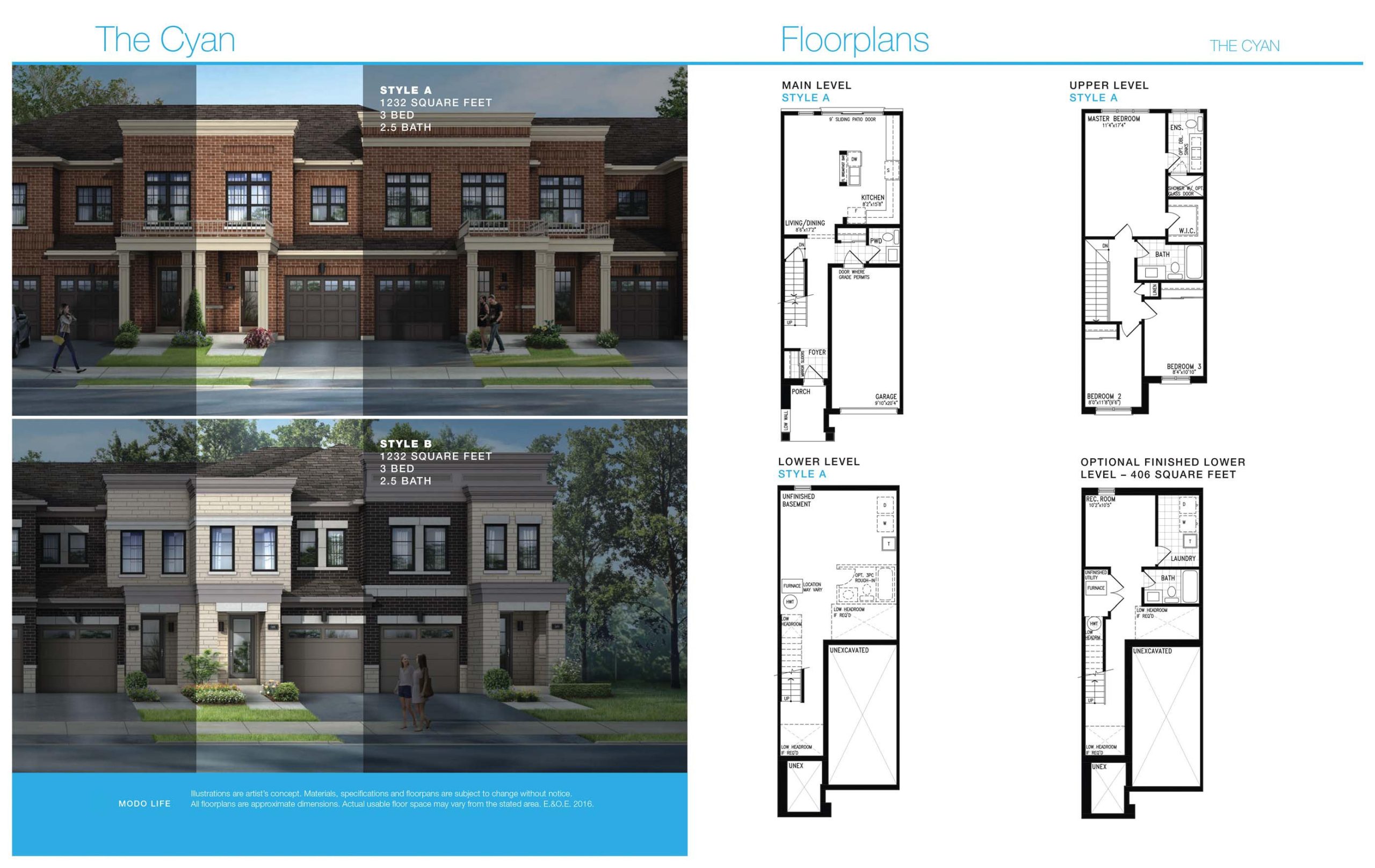 The Cyan floor plan