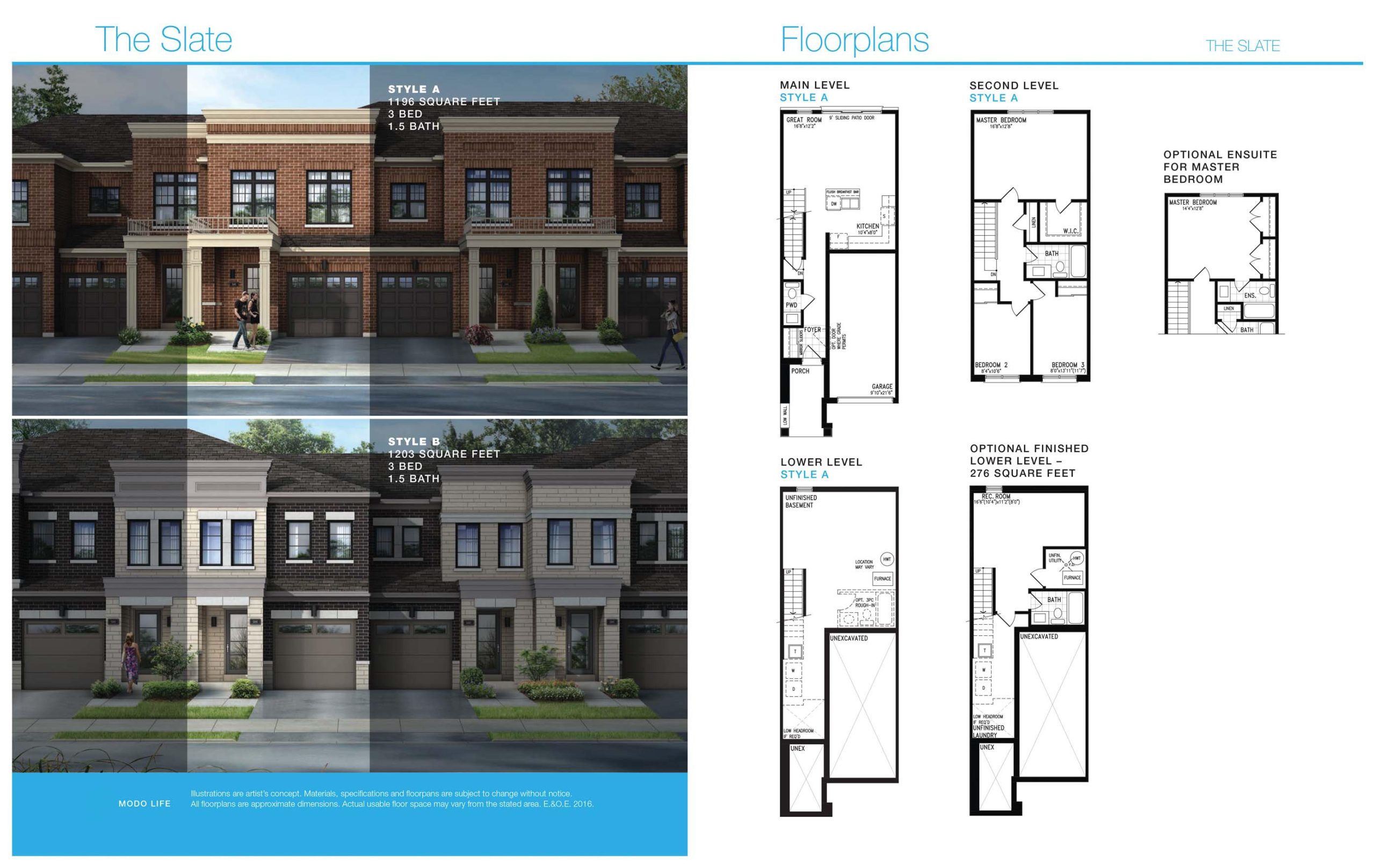 The Slate floor plan