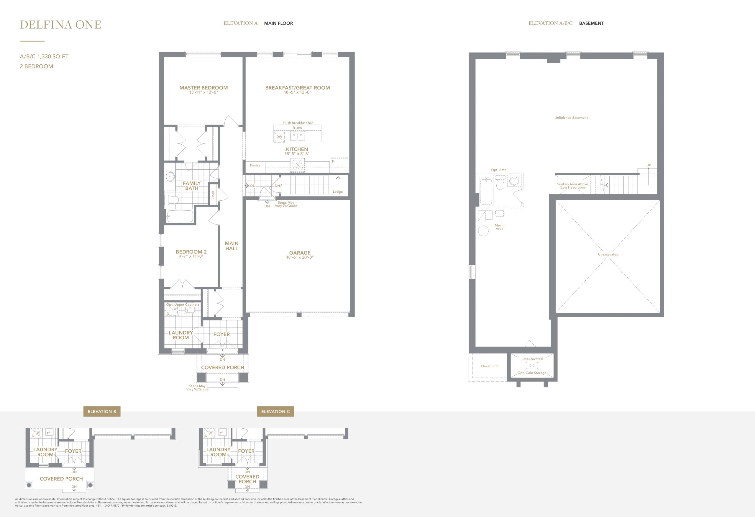 Delfina One floor plan