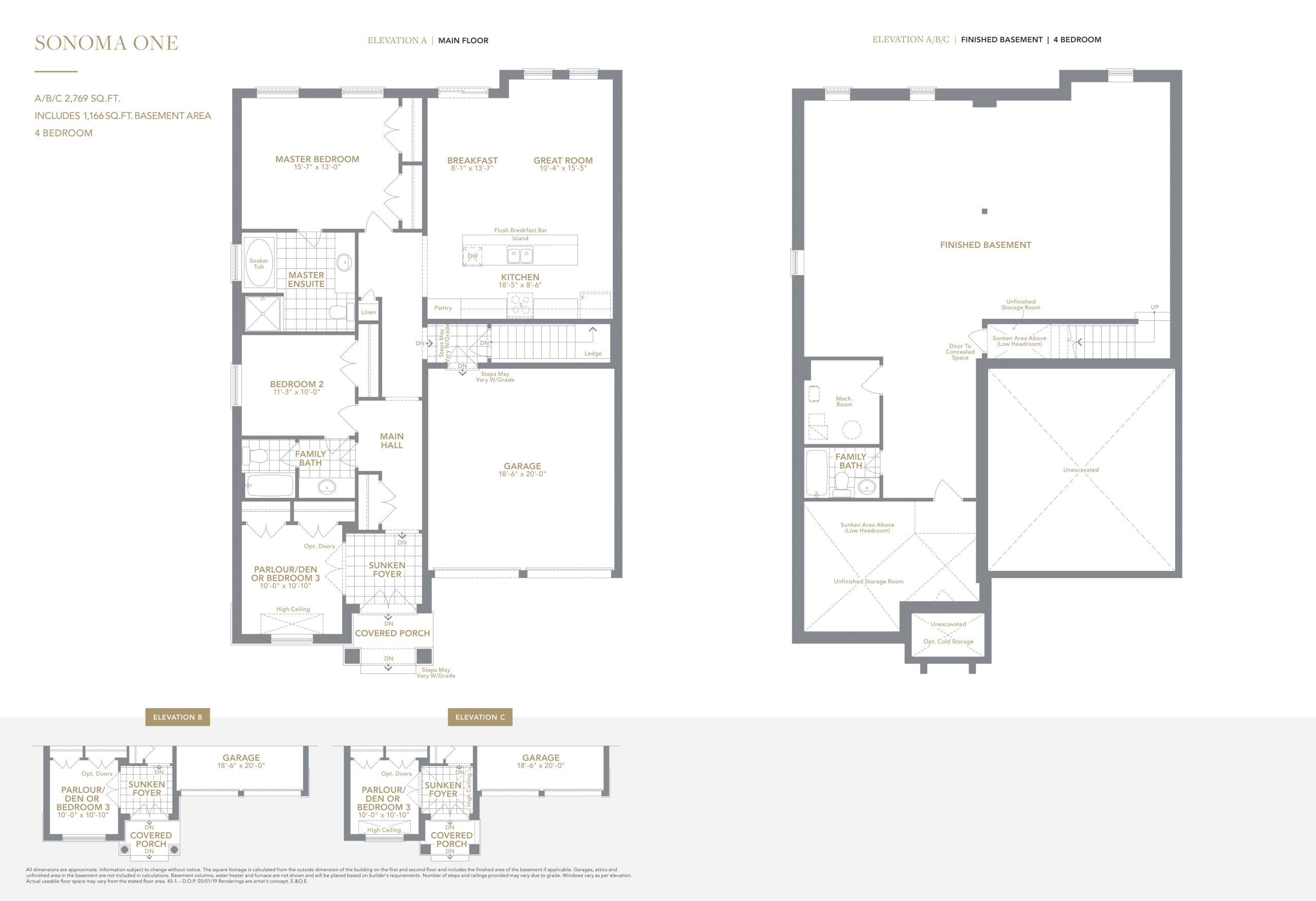 Sonoma One floor plan