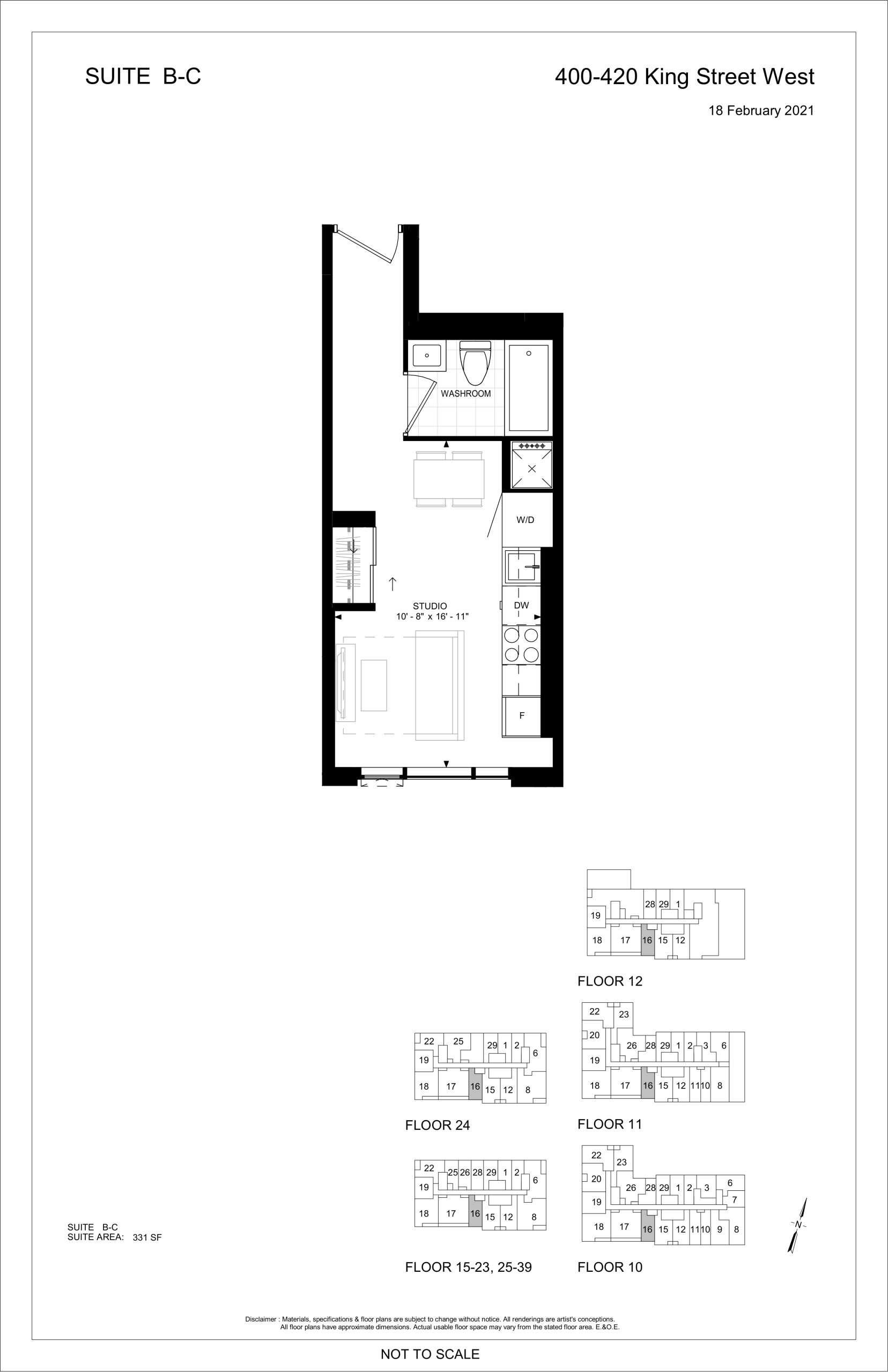 Suite B-C floor plan