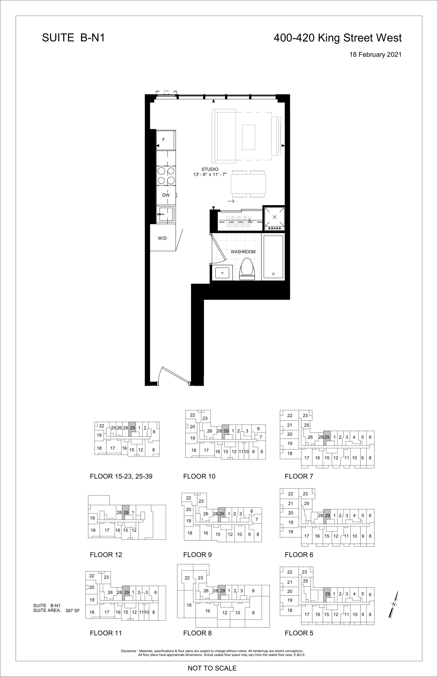 Suite B-N1 floor plan