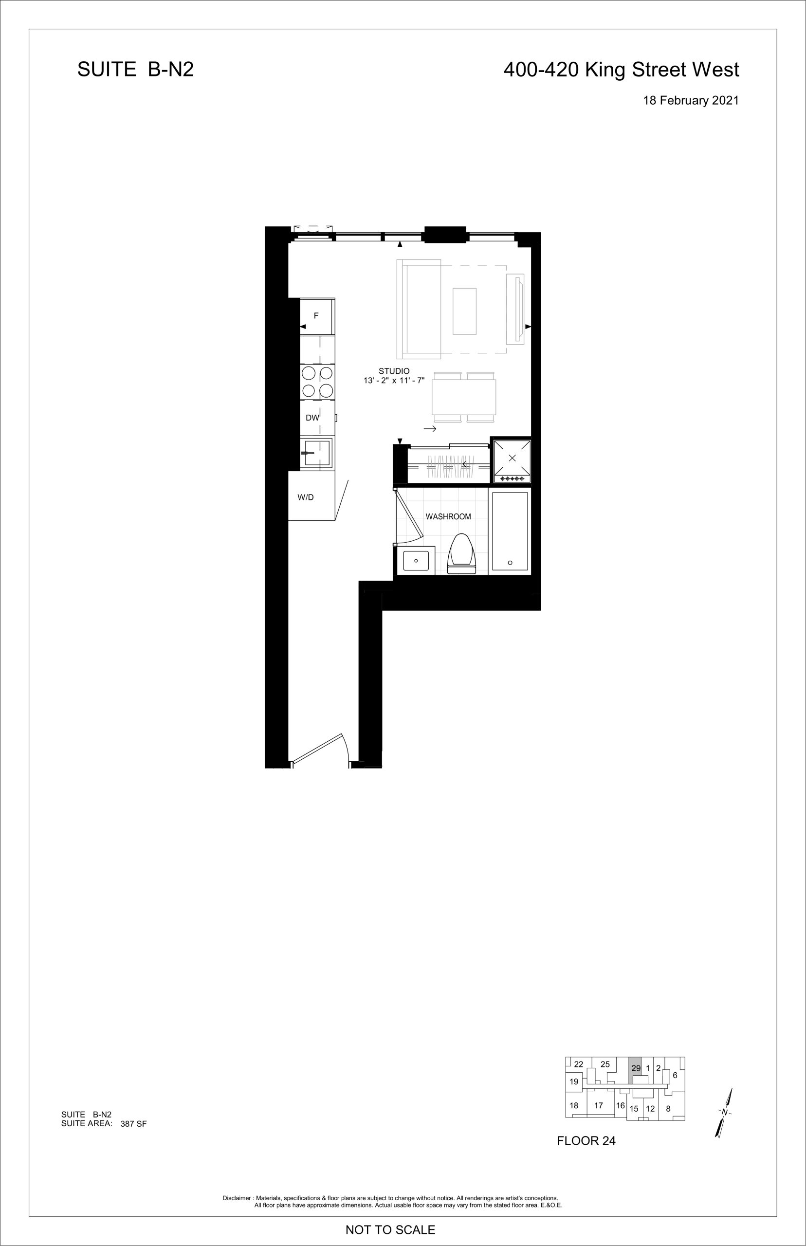 Suite B-N2 floor plan