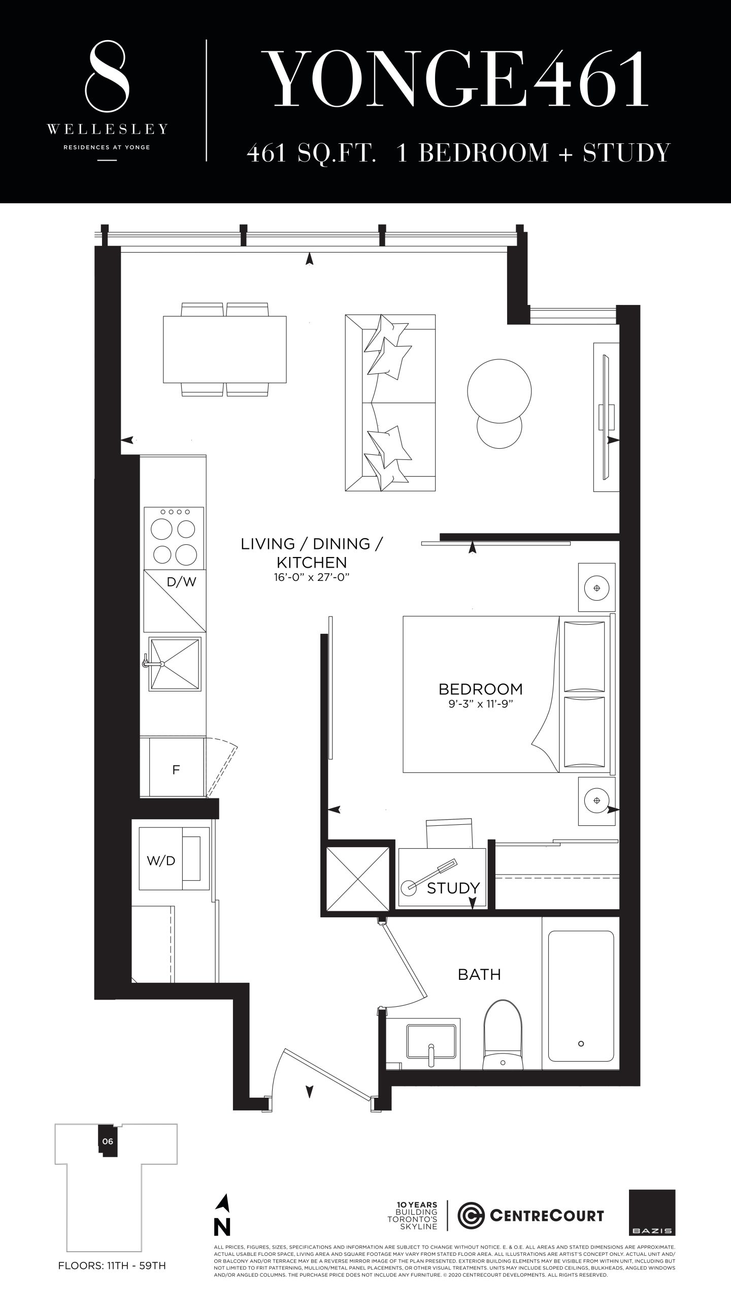YONGE461 floor plan