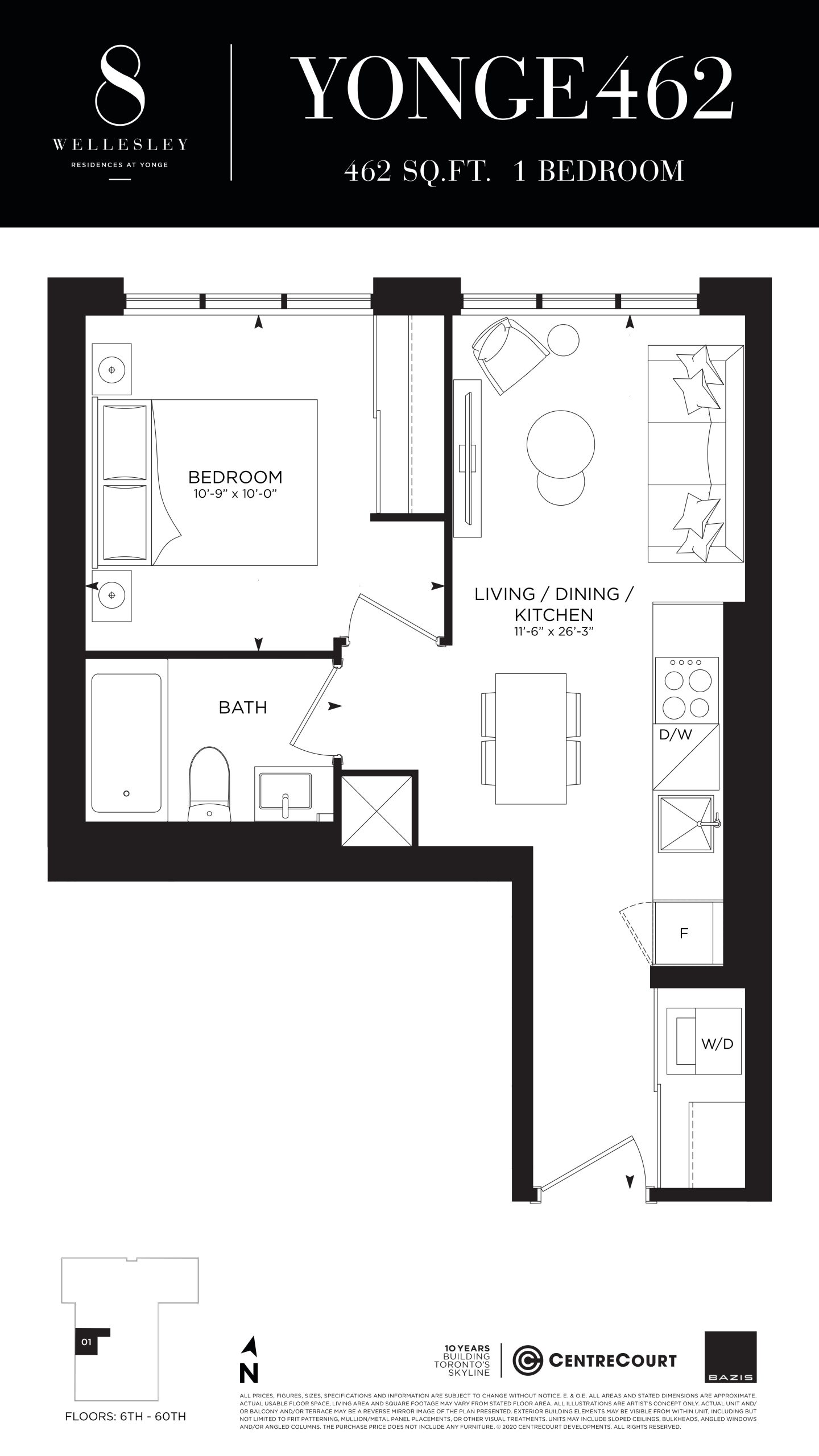 YONGE462 floor plan