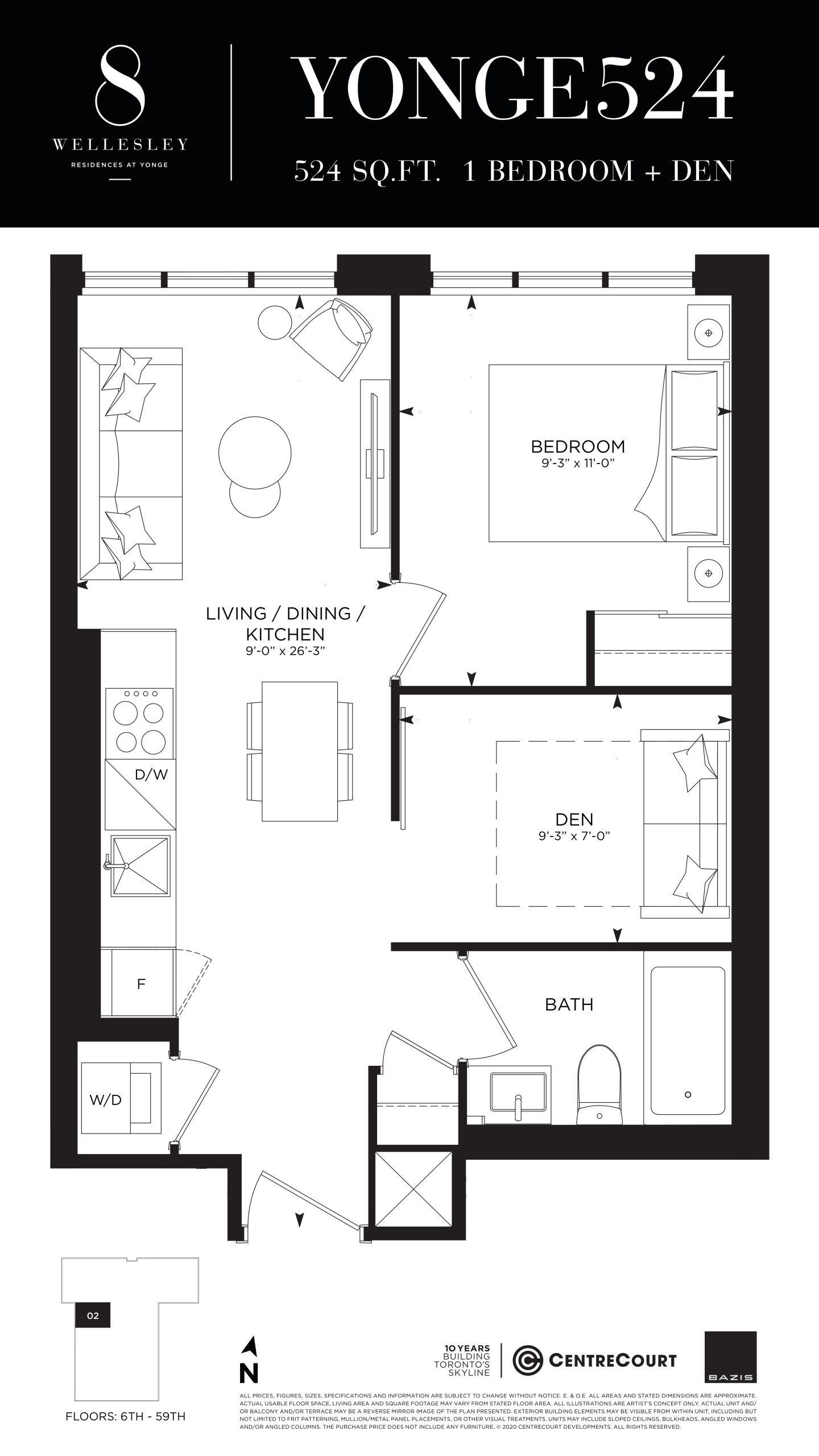 YONGE524 floor plan