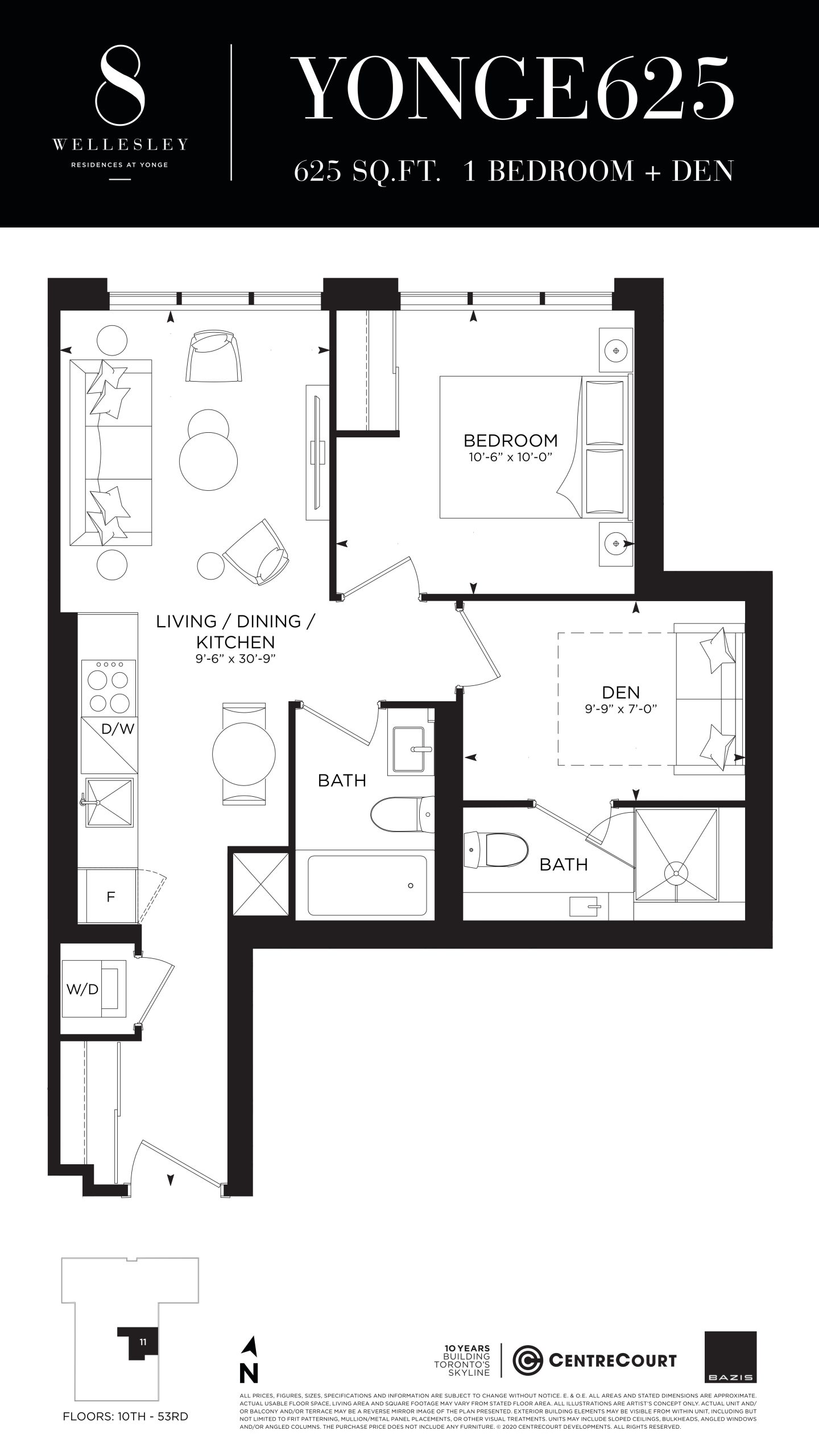 YONGE625 floor plan