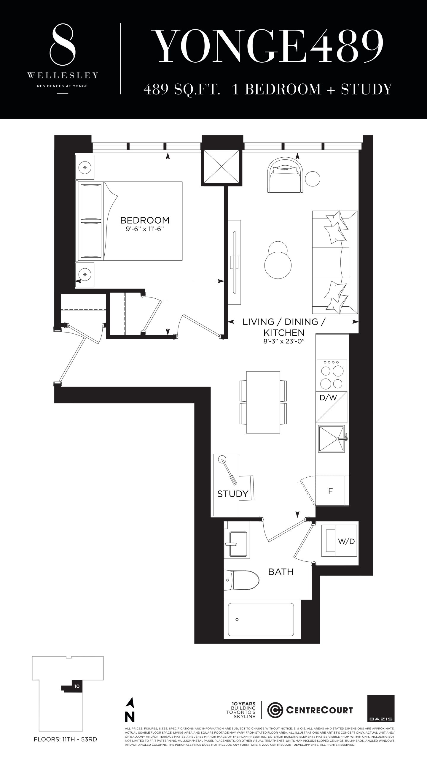 YONGE489 floor plan