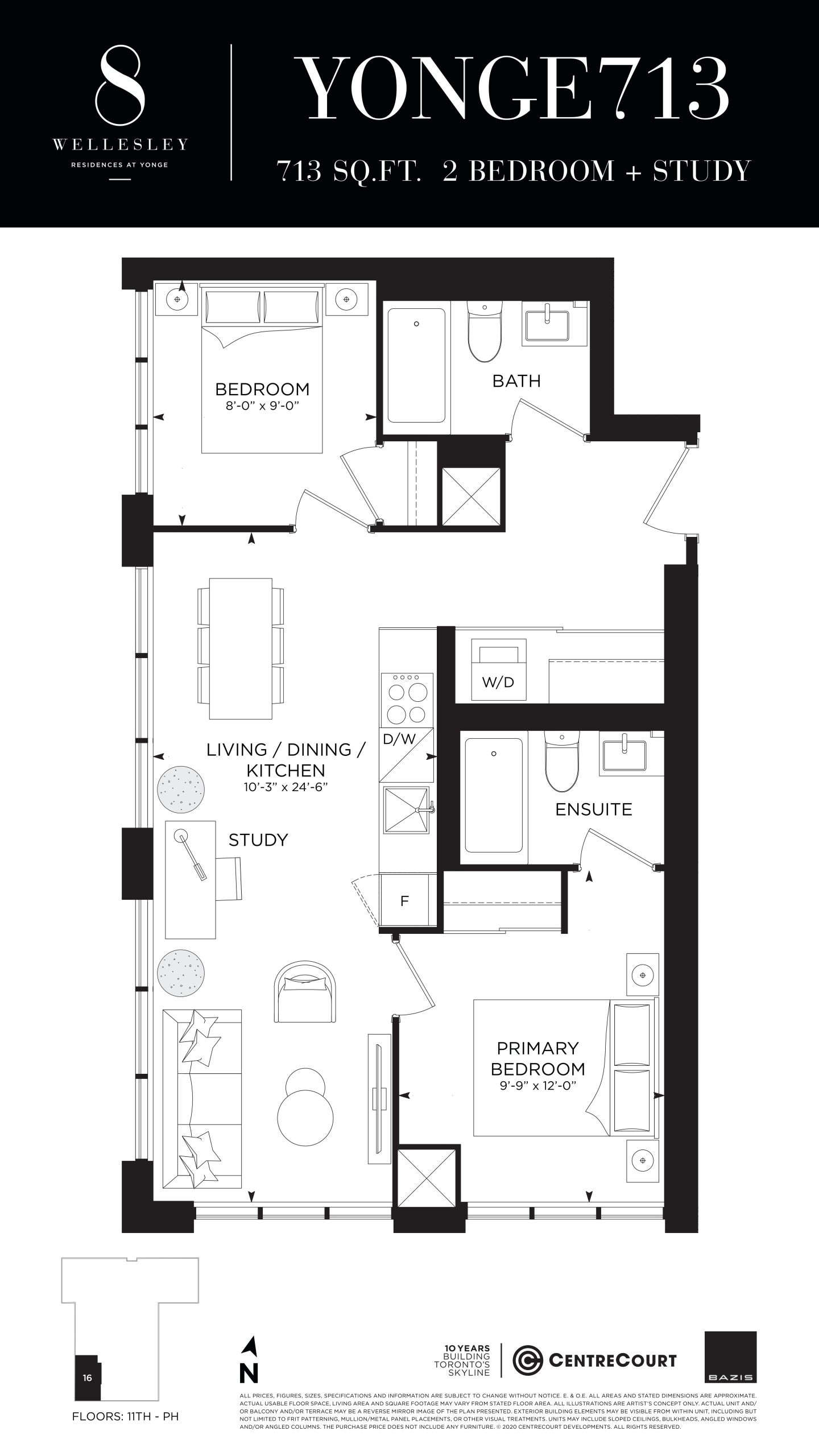 YONGE713 floor plan