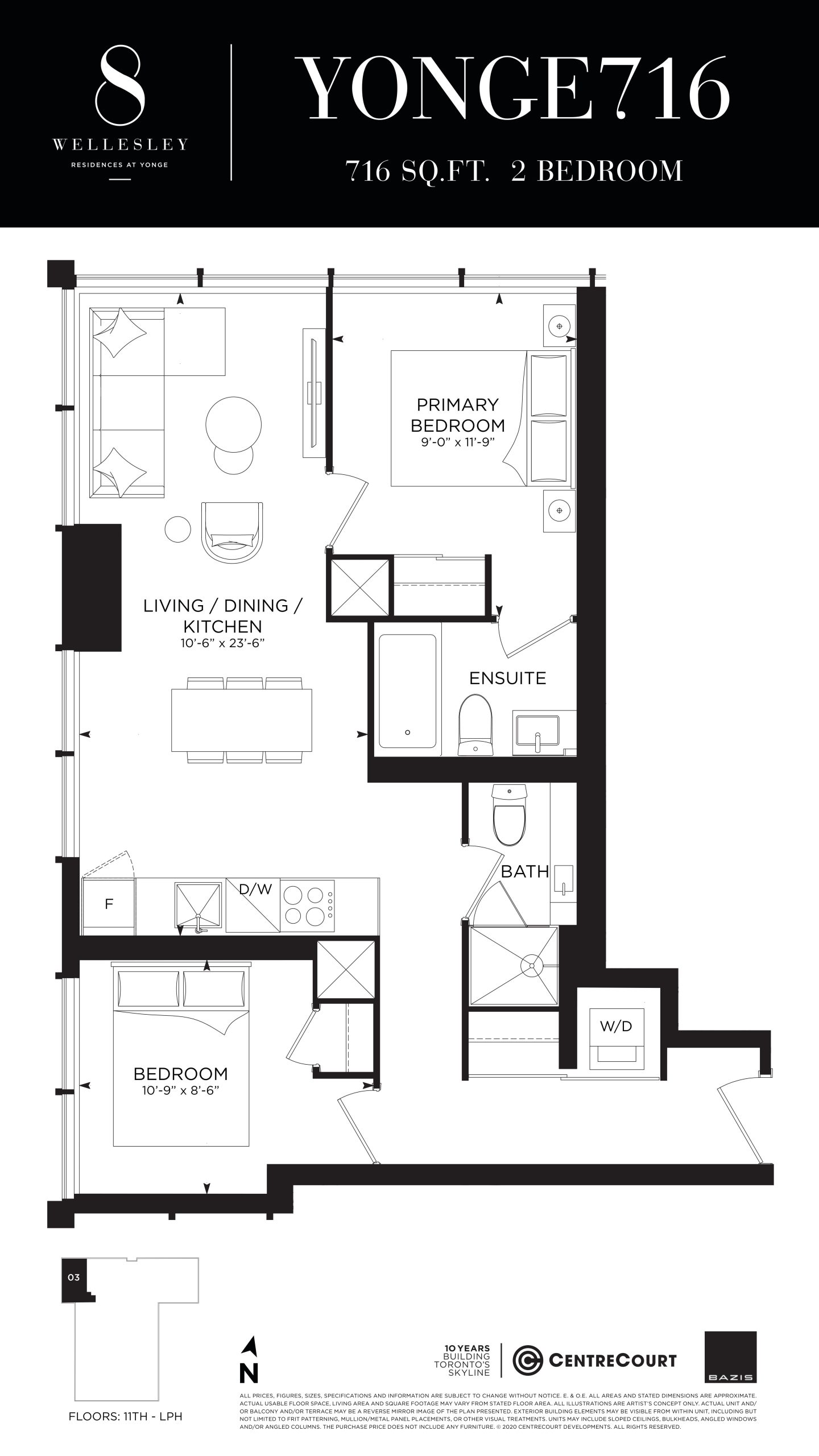YONGE716 floor plan