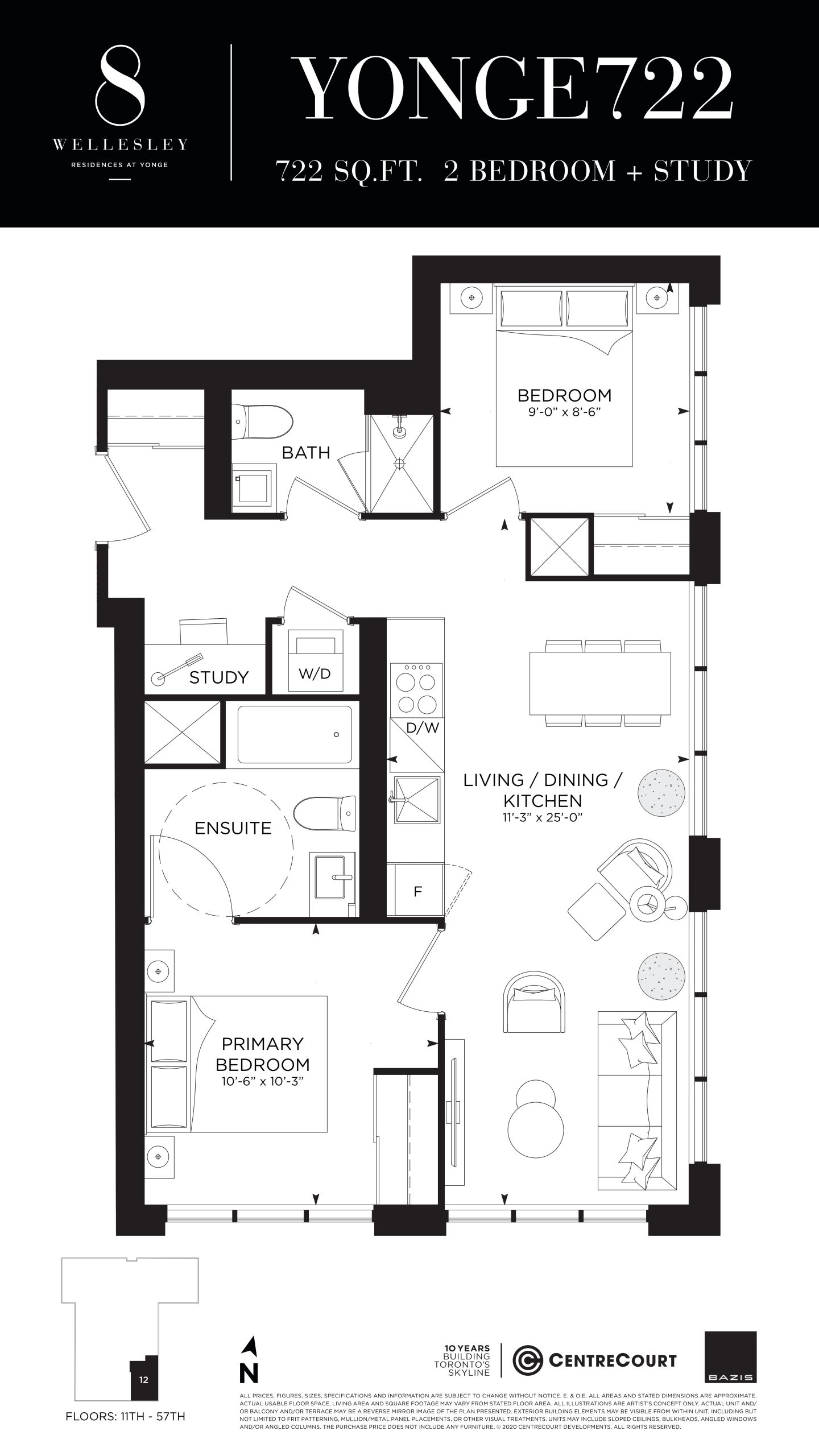 YONGE722 floor plan
