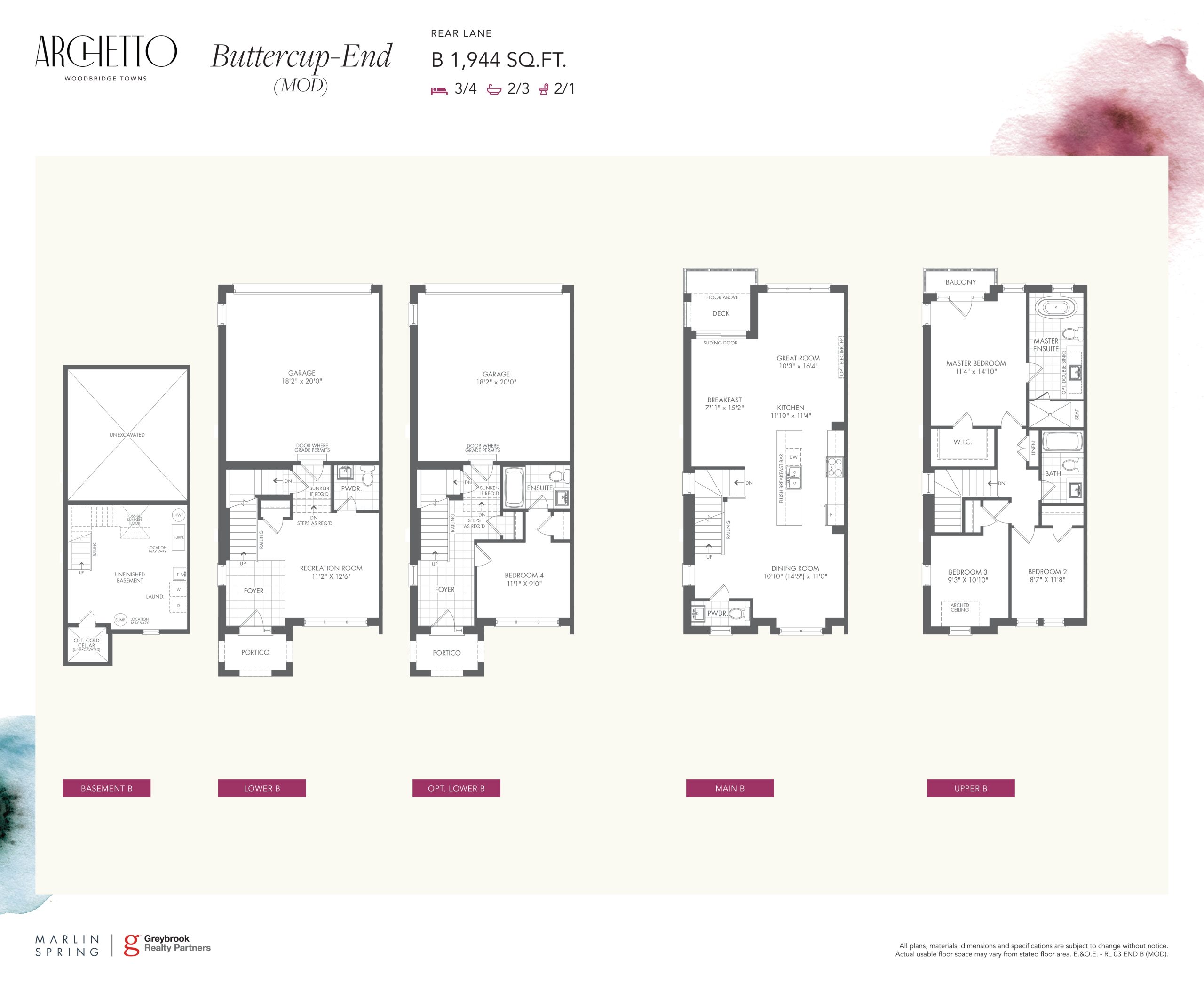 Buttercup-End B (MOD) floor plan