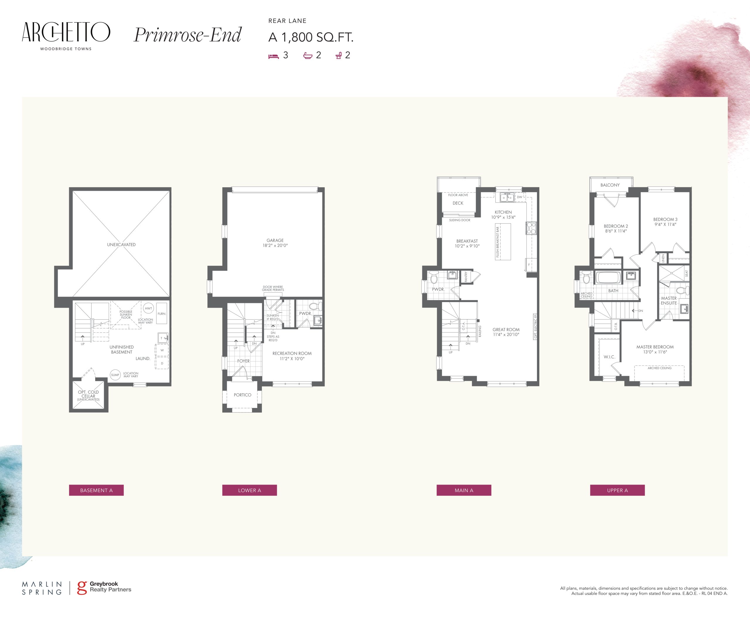 Primrose-End A floor plan