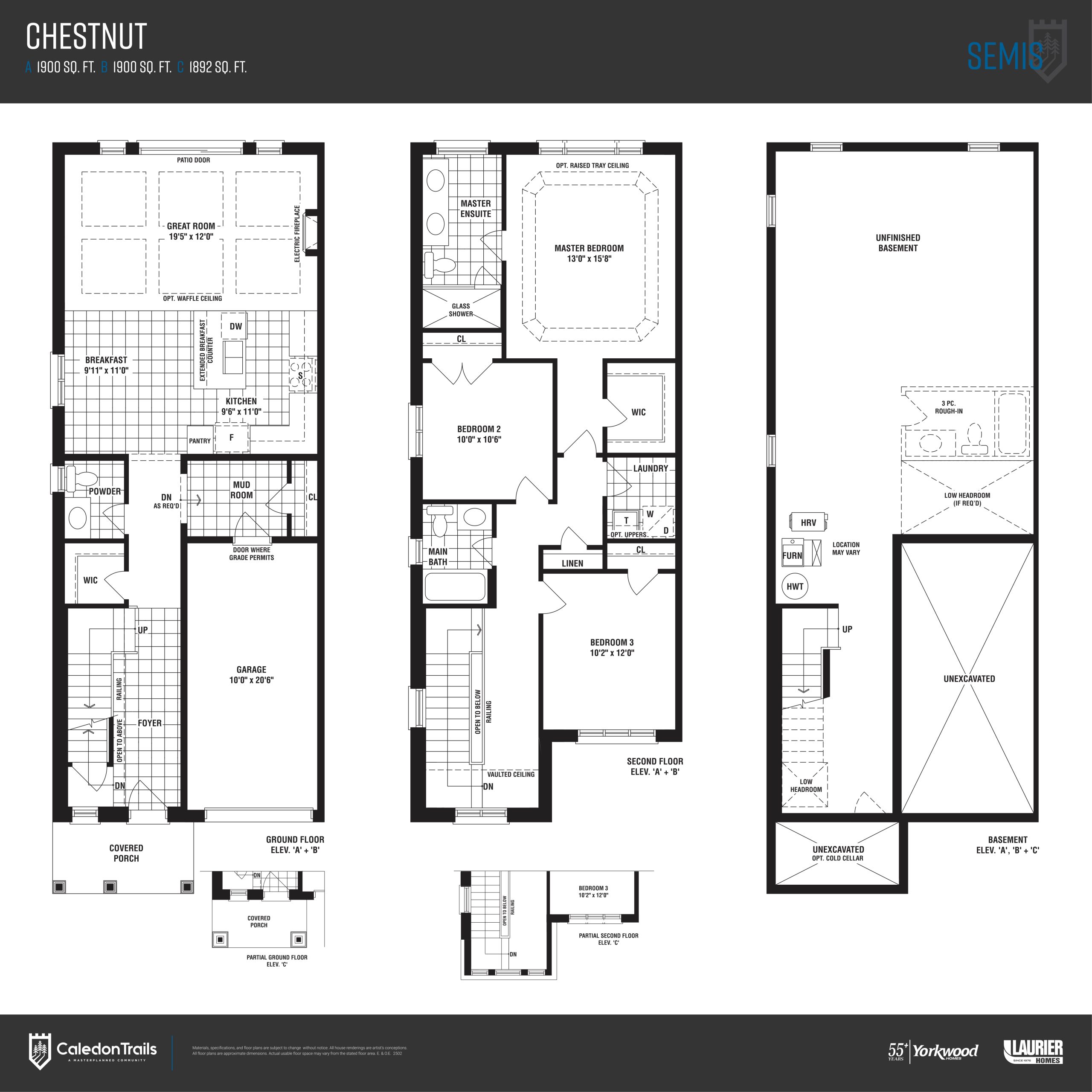 Chestnut floor plan