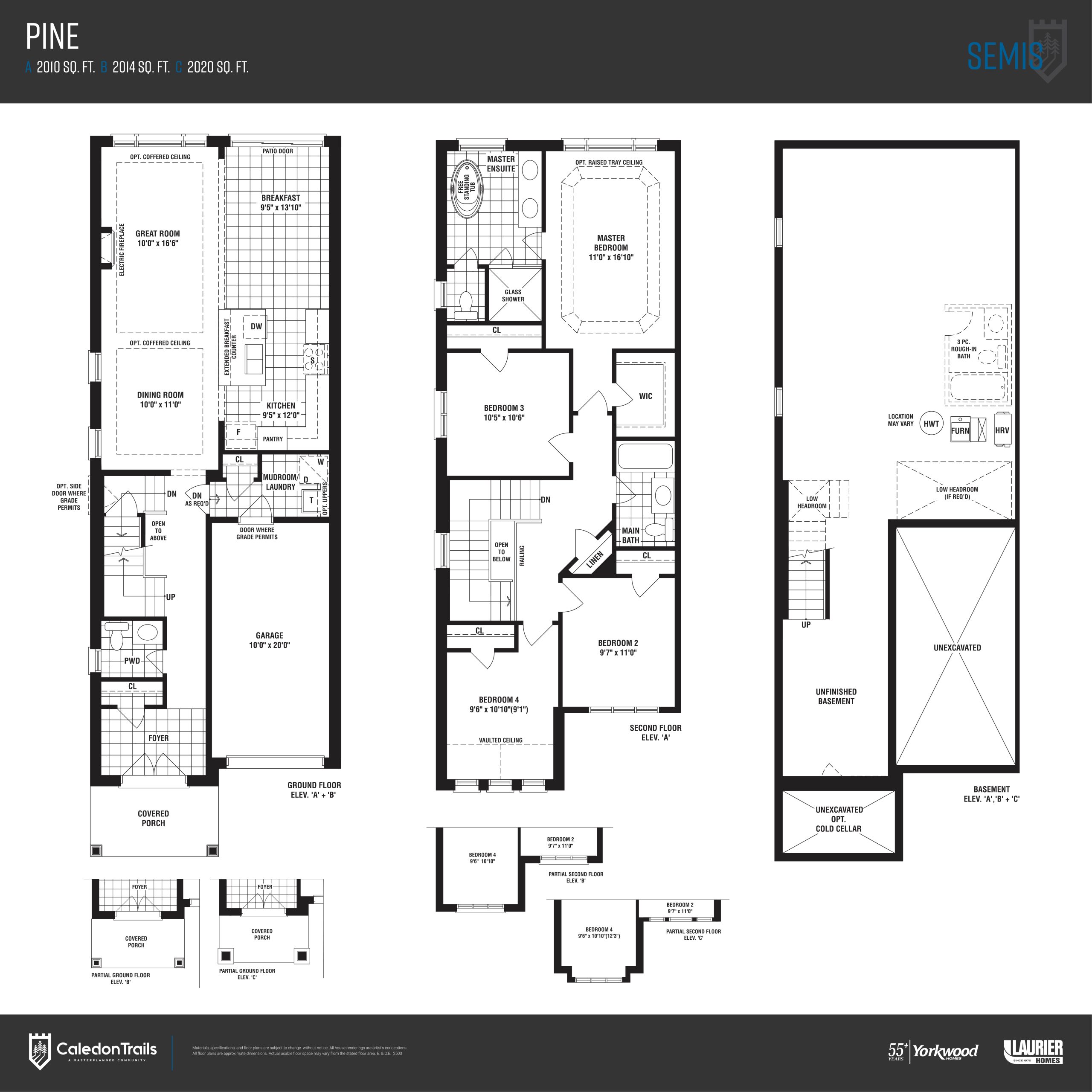 Pine floor plan