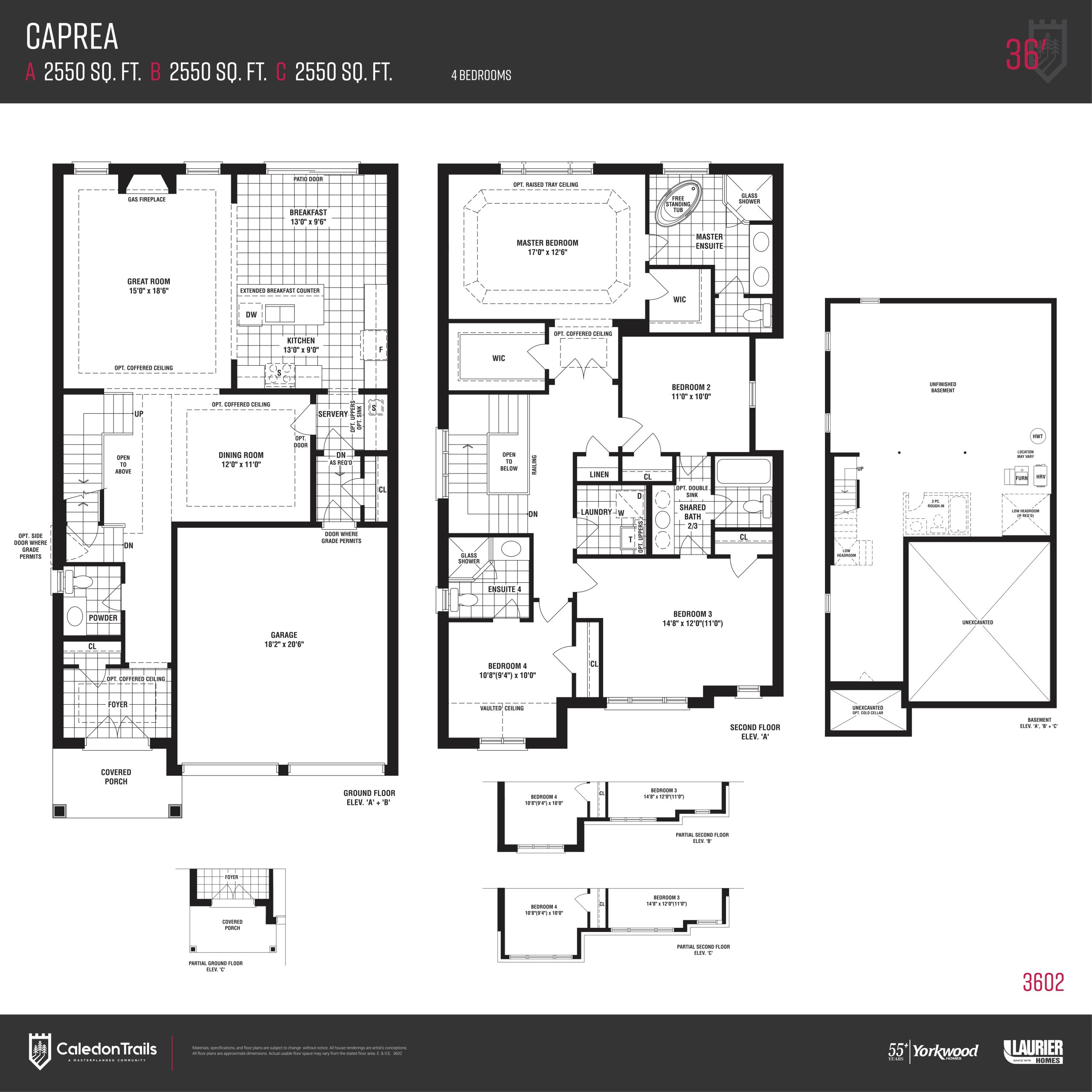 Caprea floor plan