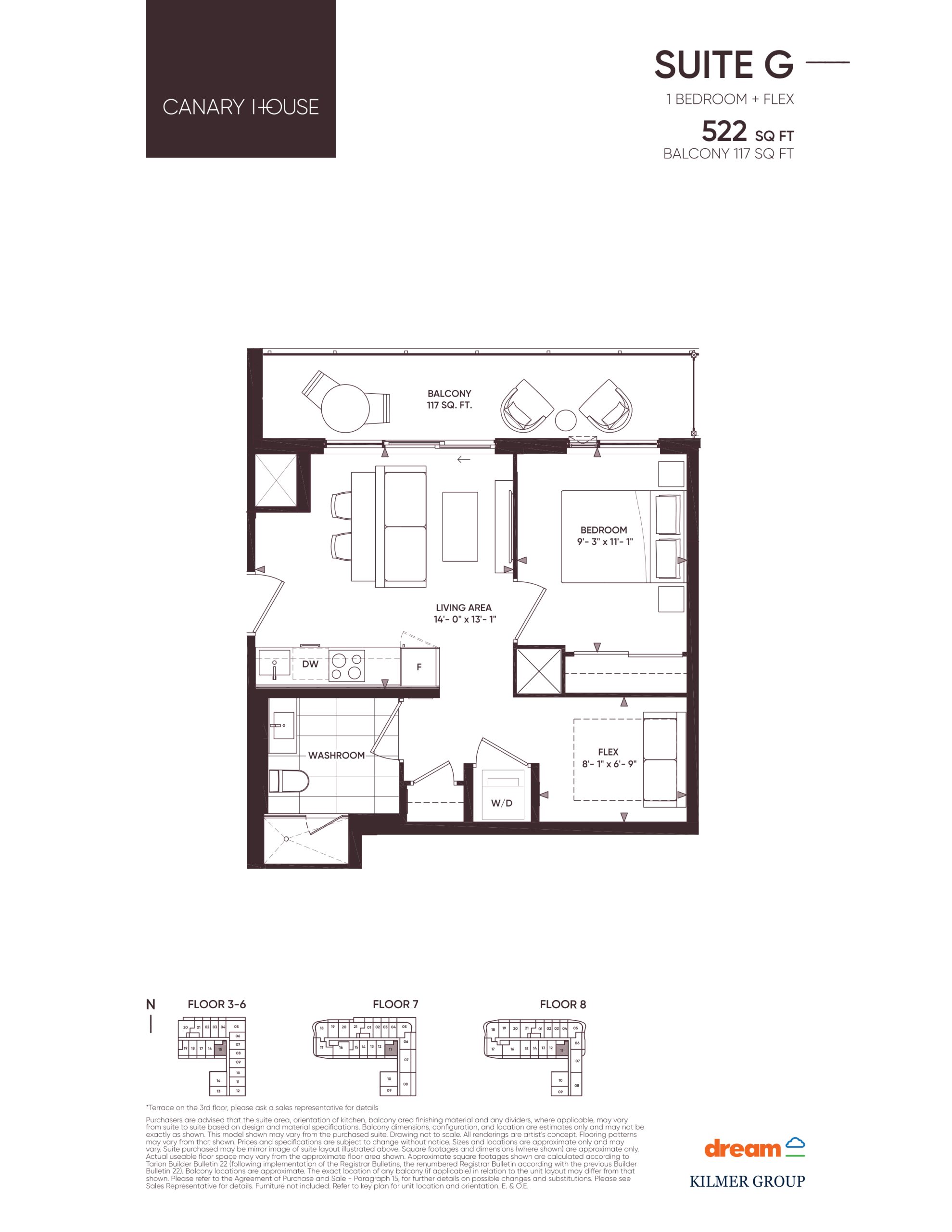 Suite G floor plan