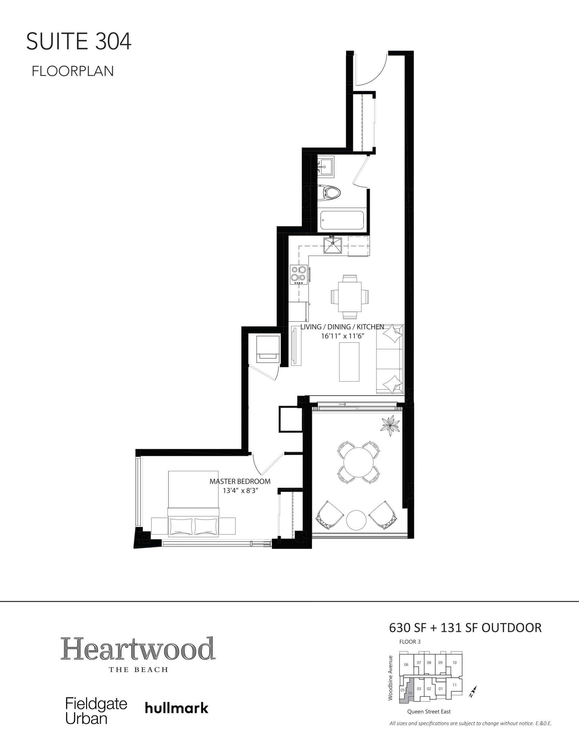 Suite 304 floor plan