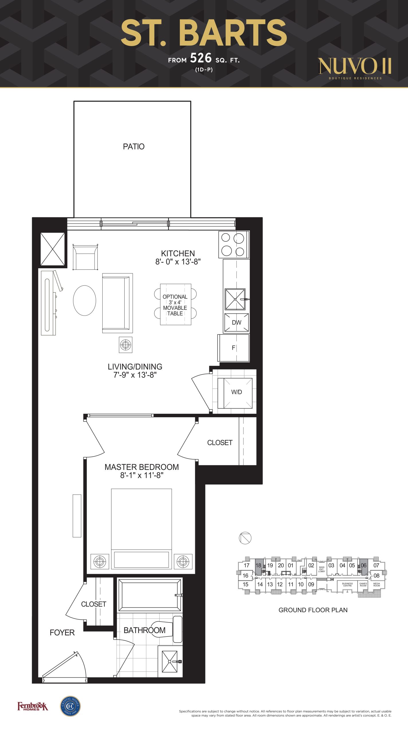 St. Barts floor plan