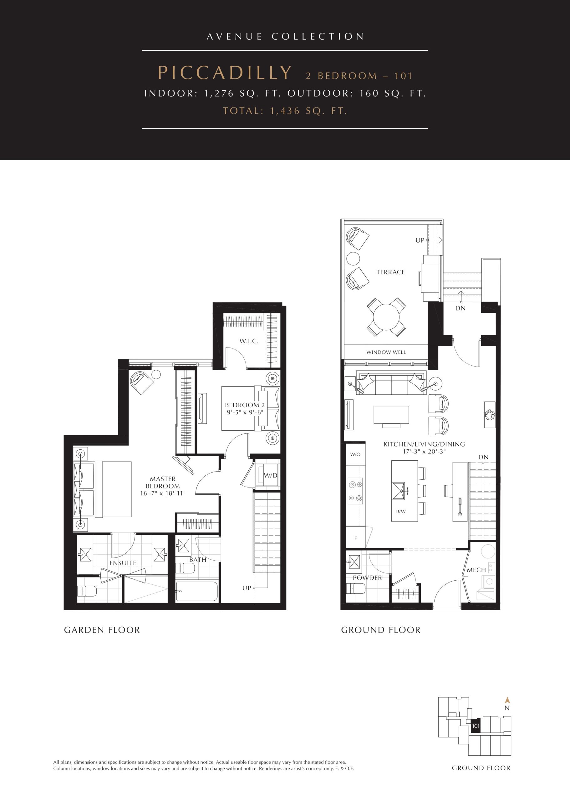 Piccadilly - Avenue Collection floor plan