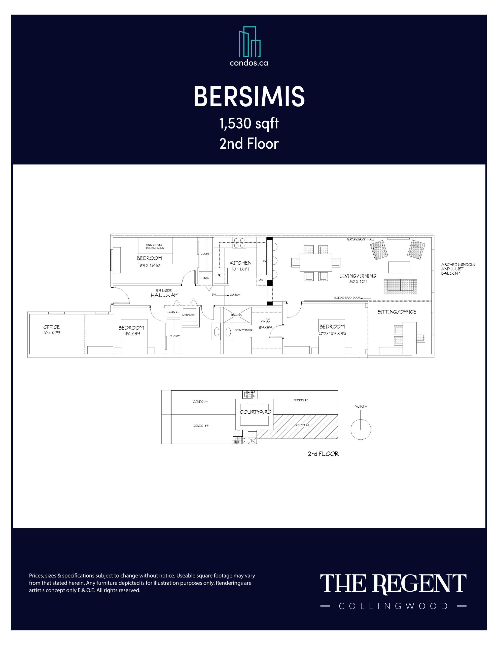Bersimis floor plan