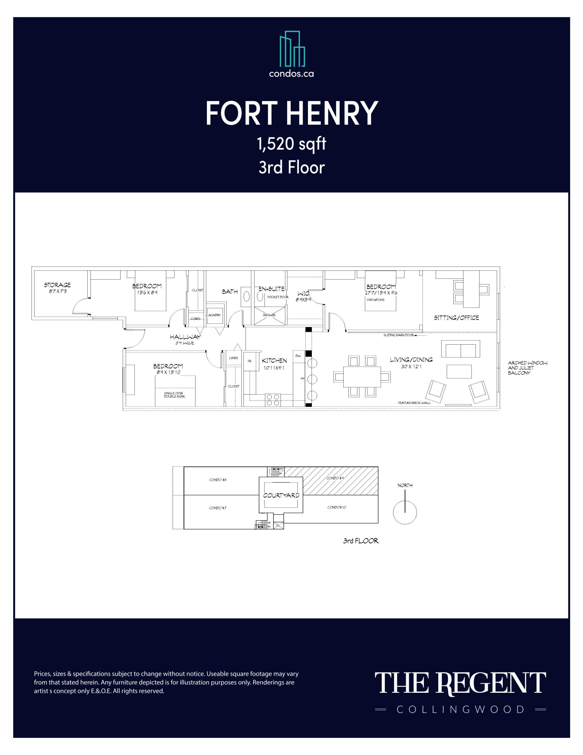 Fort Henry floor plan