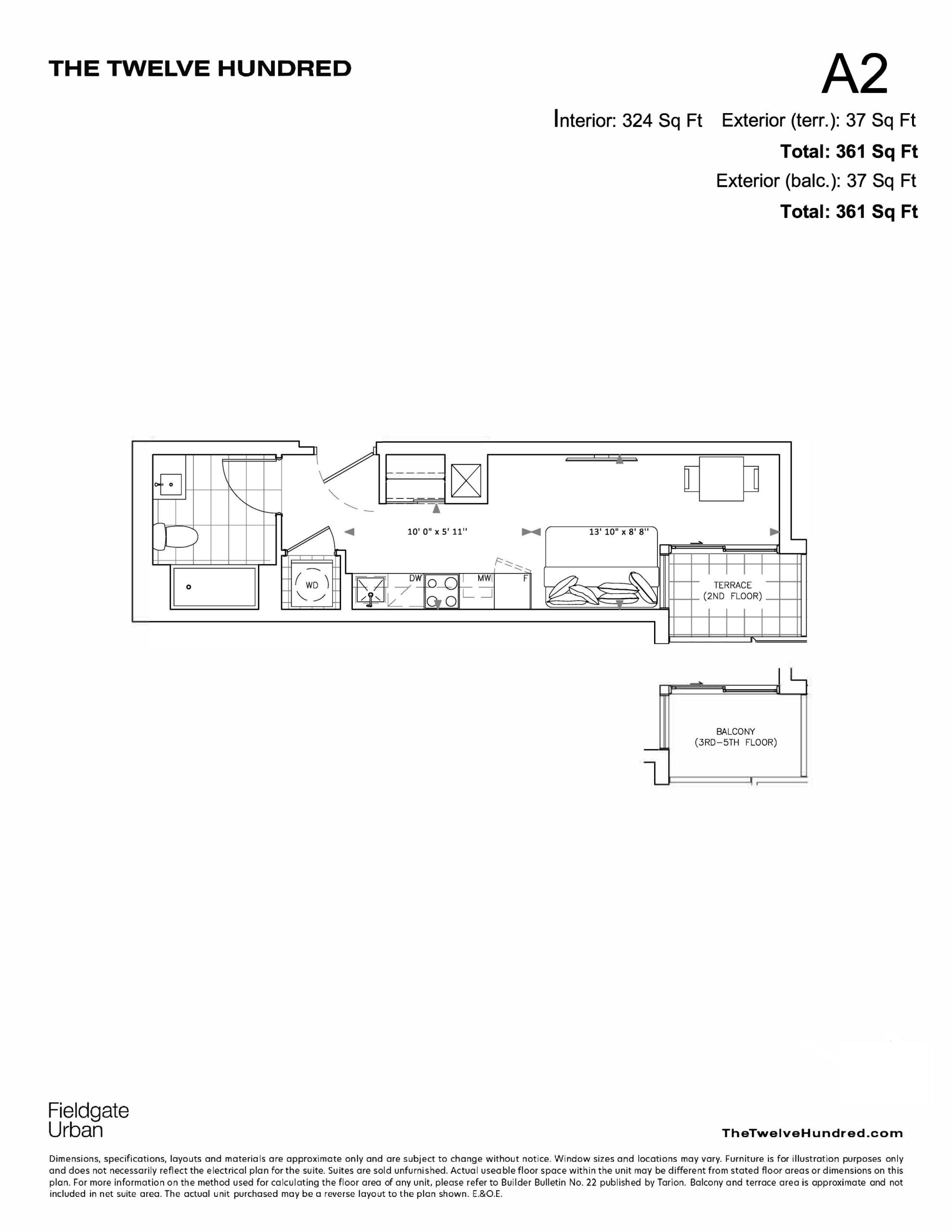 A2 floor plan