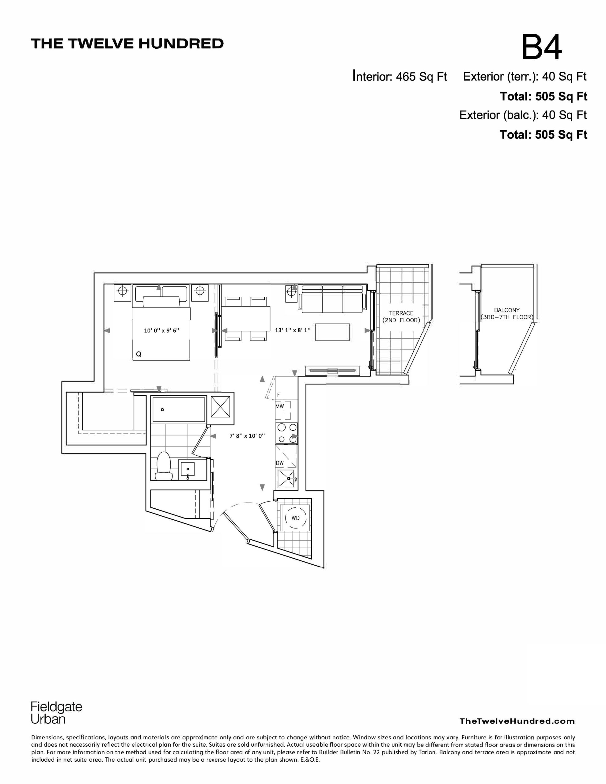 B4 floor plan