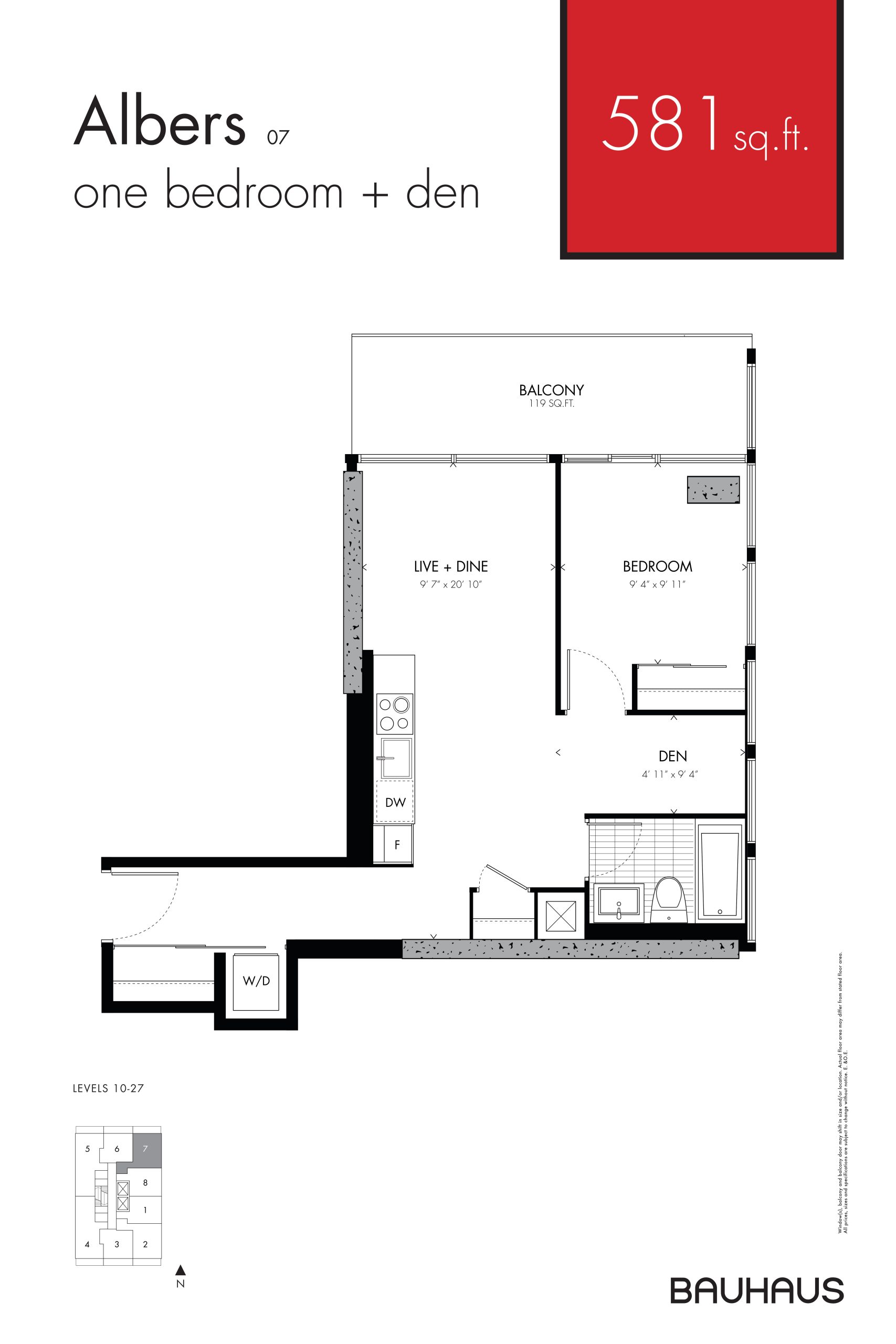 Albers floor plan