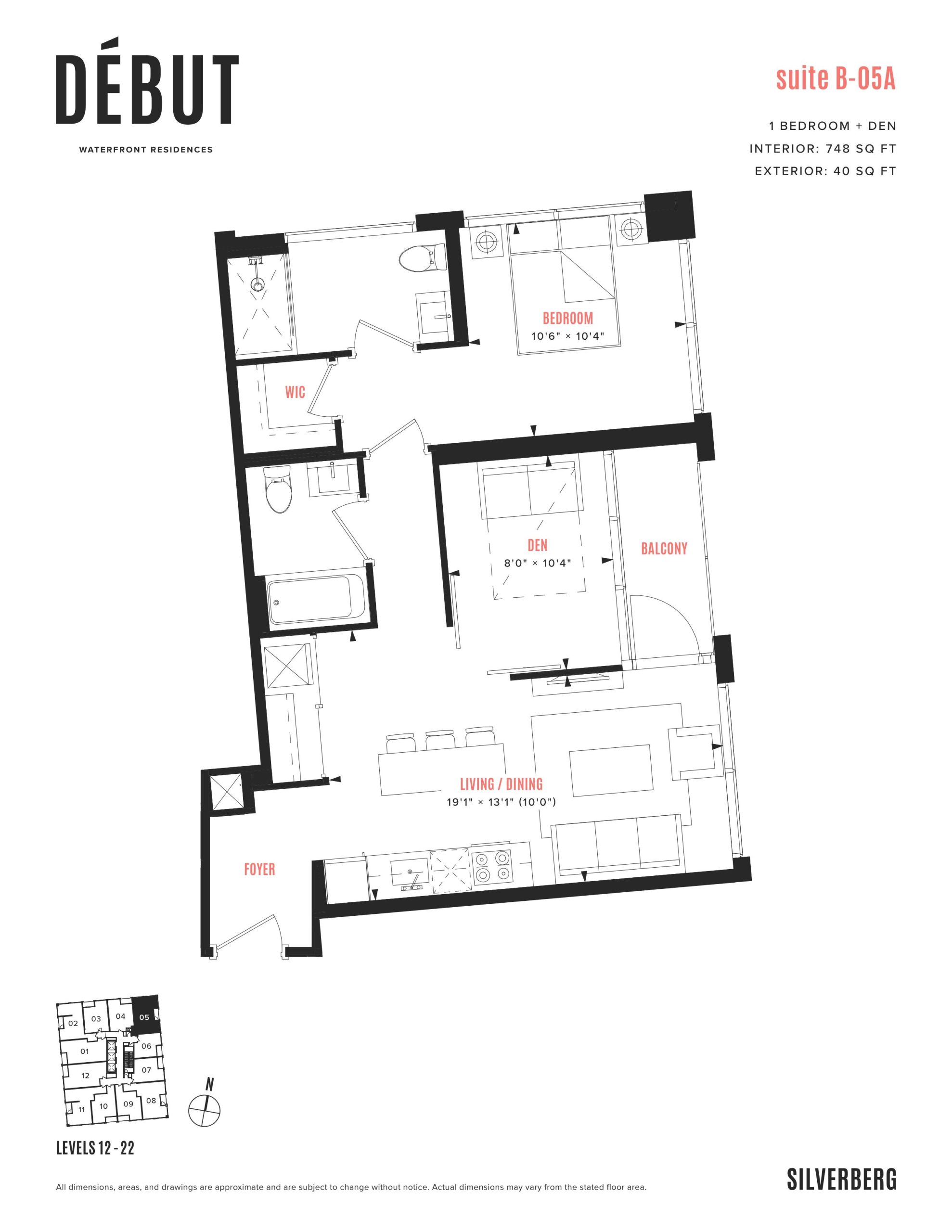Suite B-05A floor plan