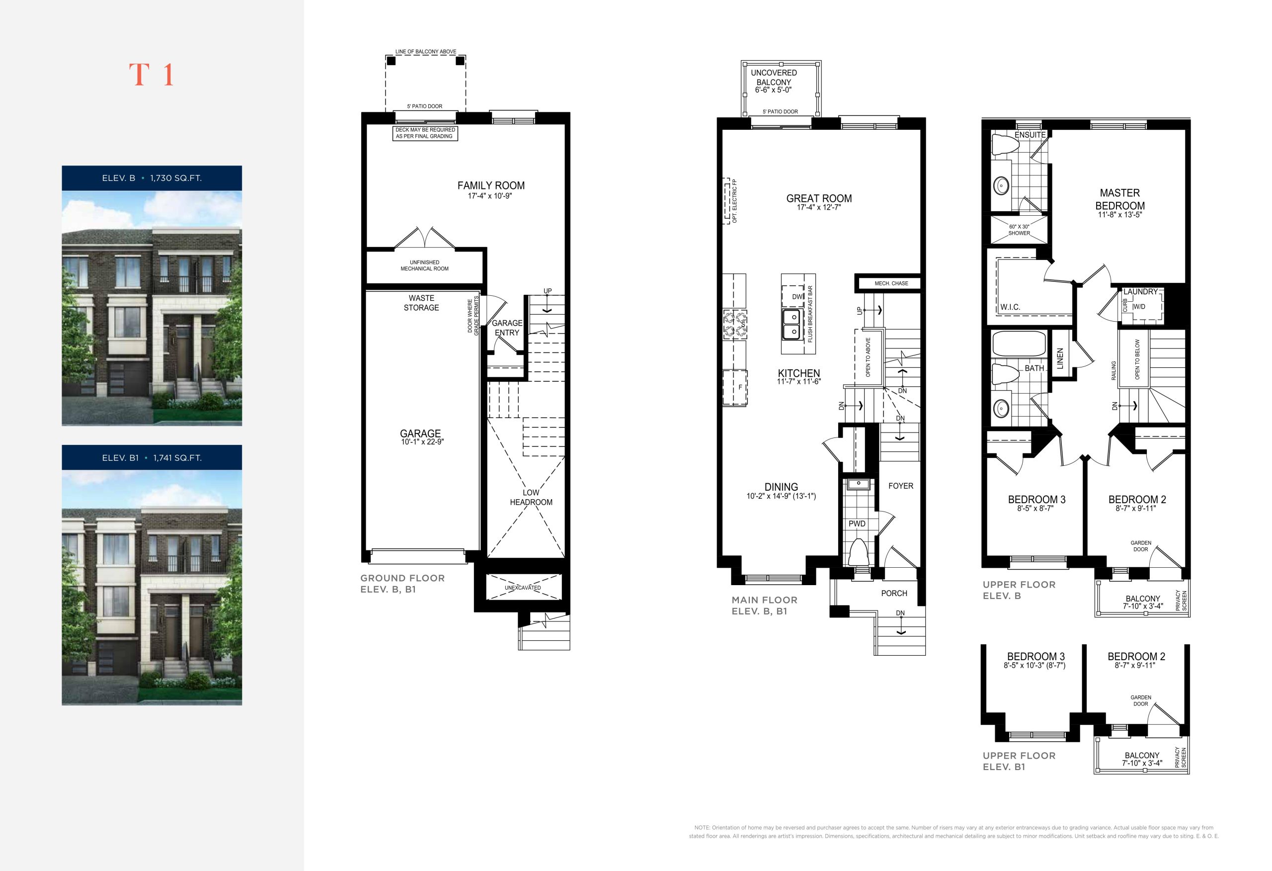T1 floor plan