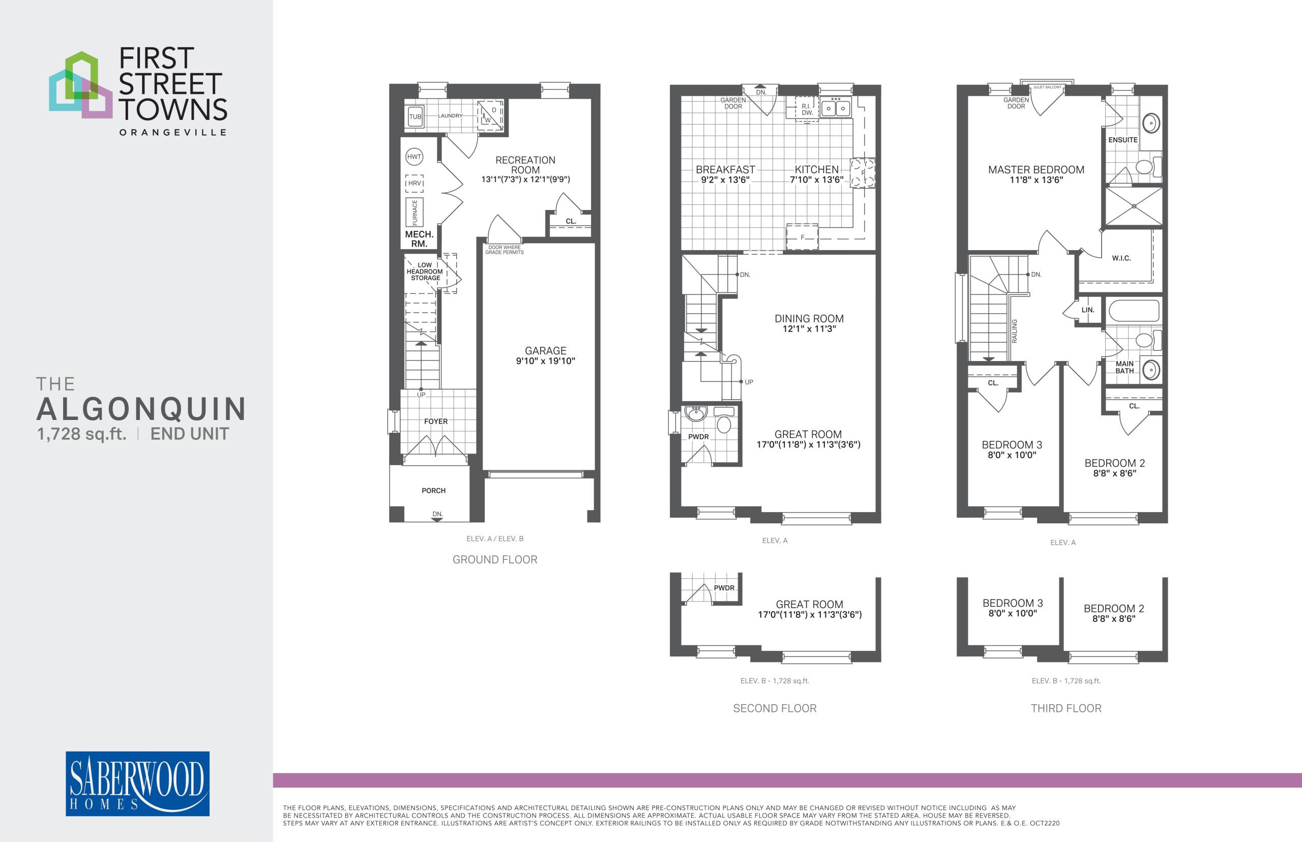 The Algonquin floor plan