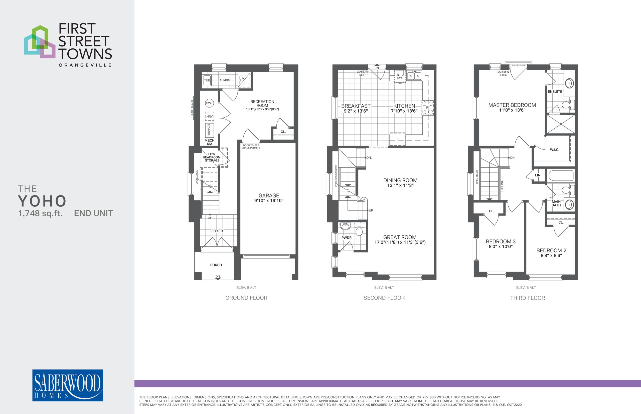 The Yoho floor plan