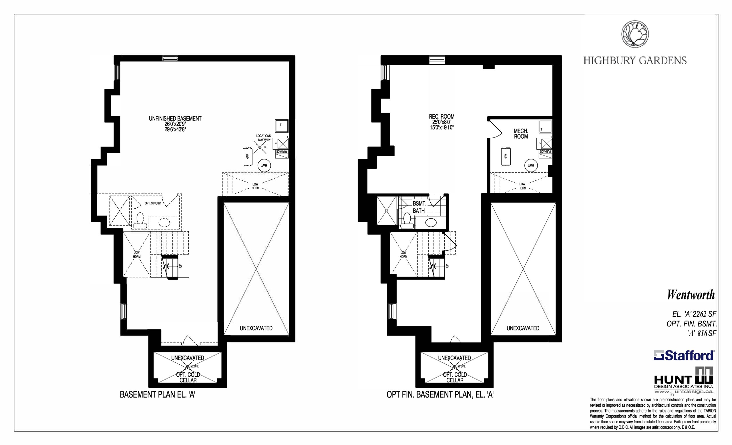 Wentworth (2/2) floor plan