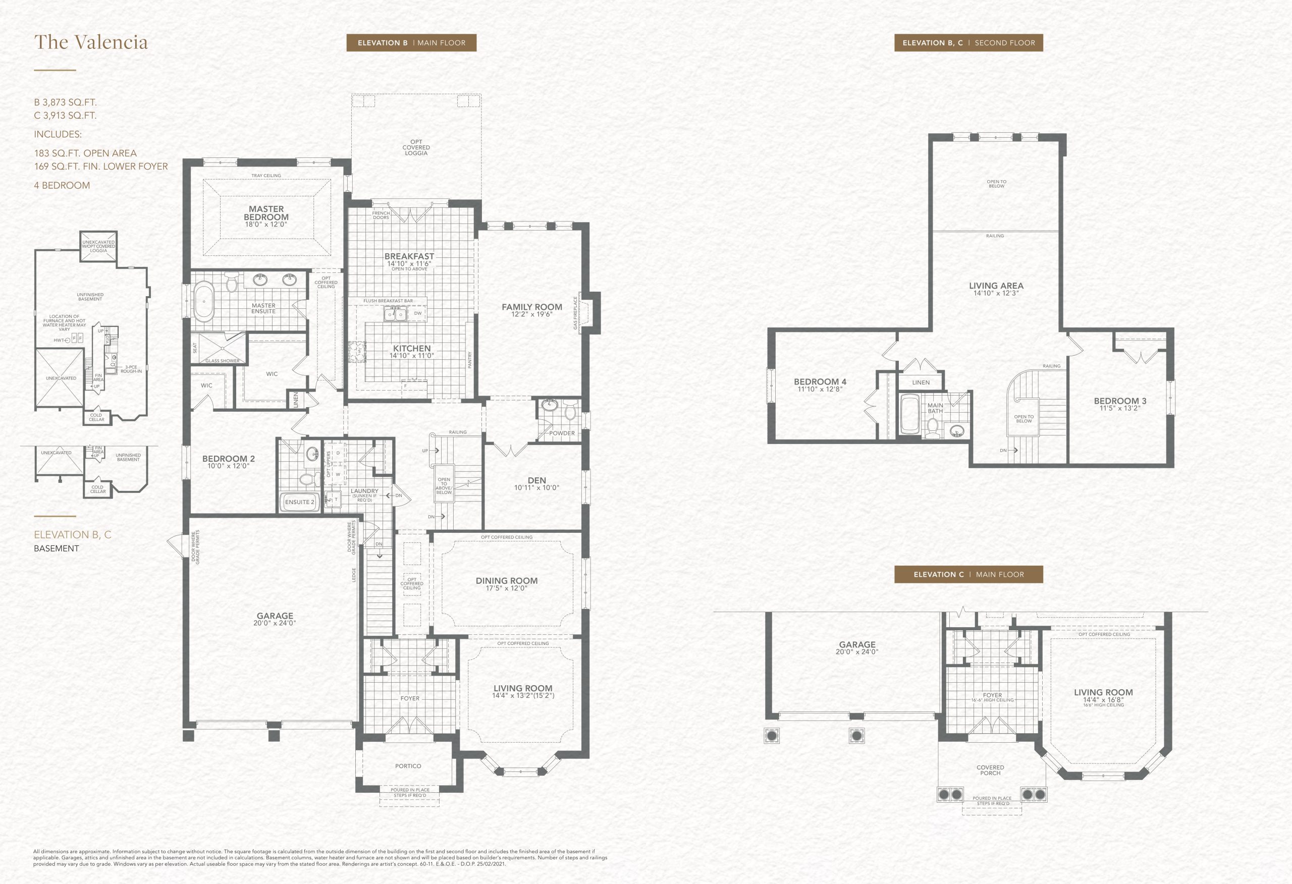 The Valencia floor plan