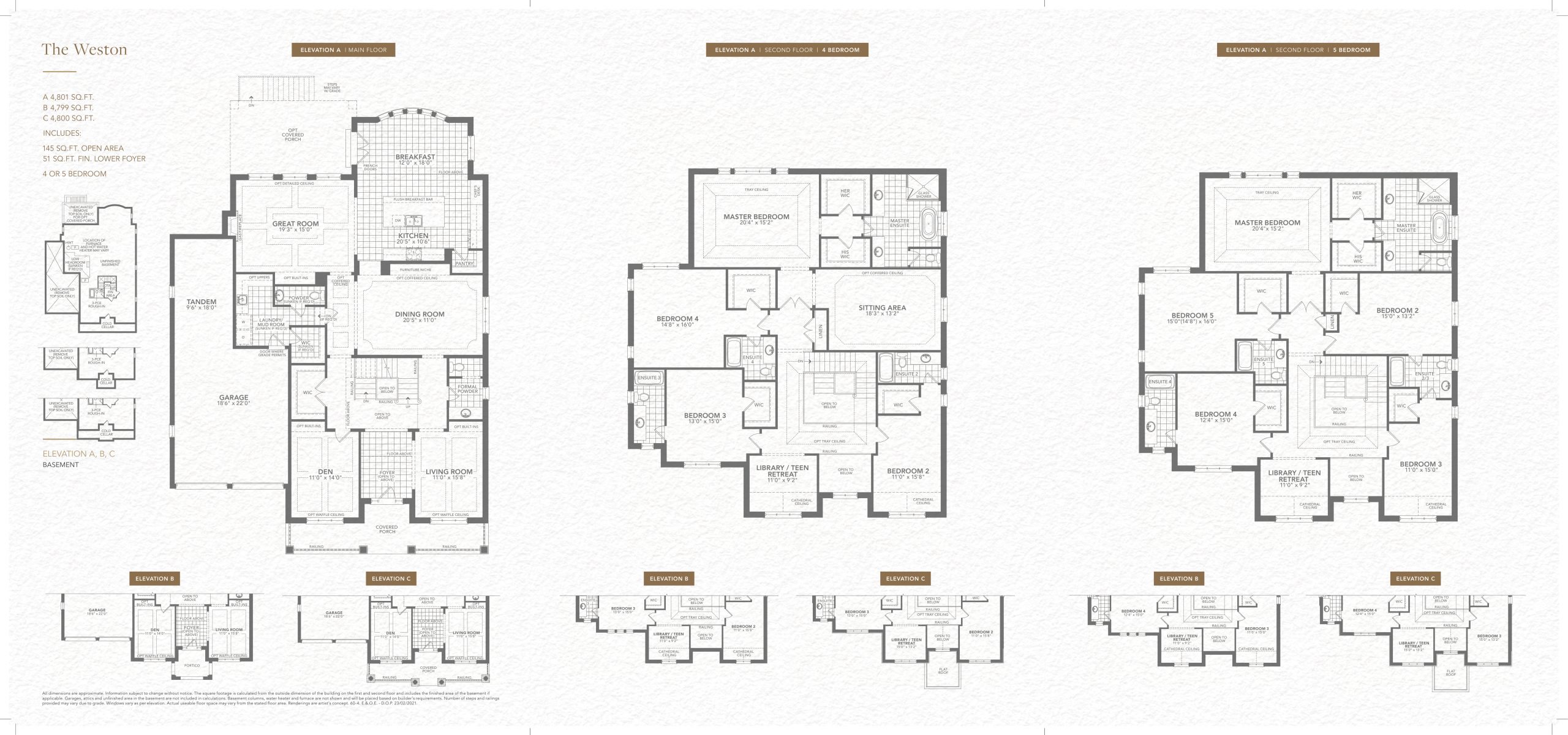 The Weston floor plan