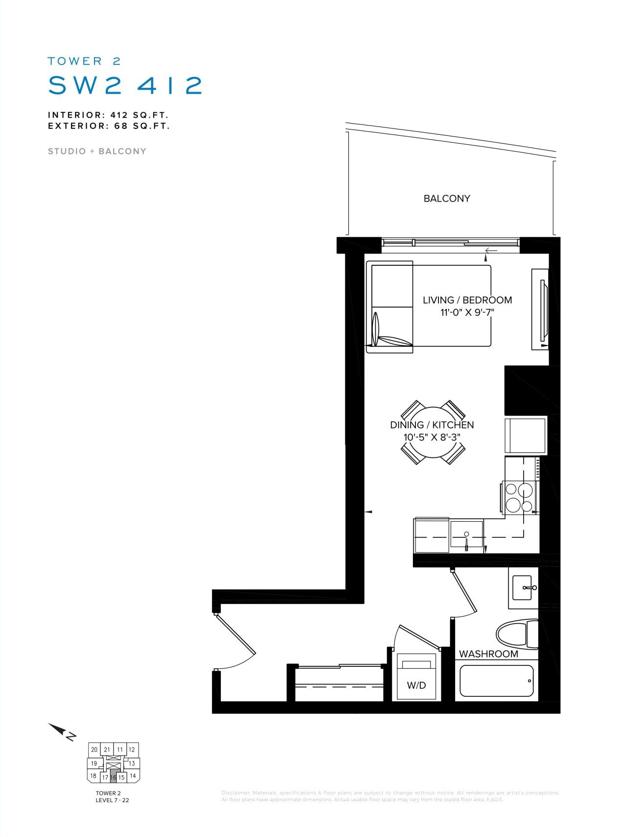 SW2 412 plan preview