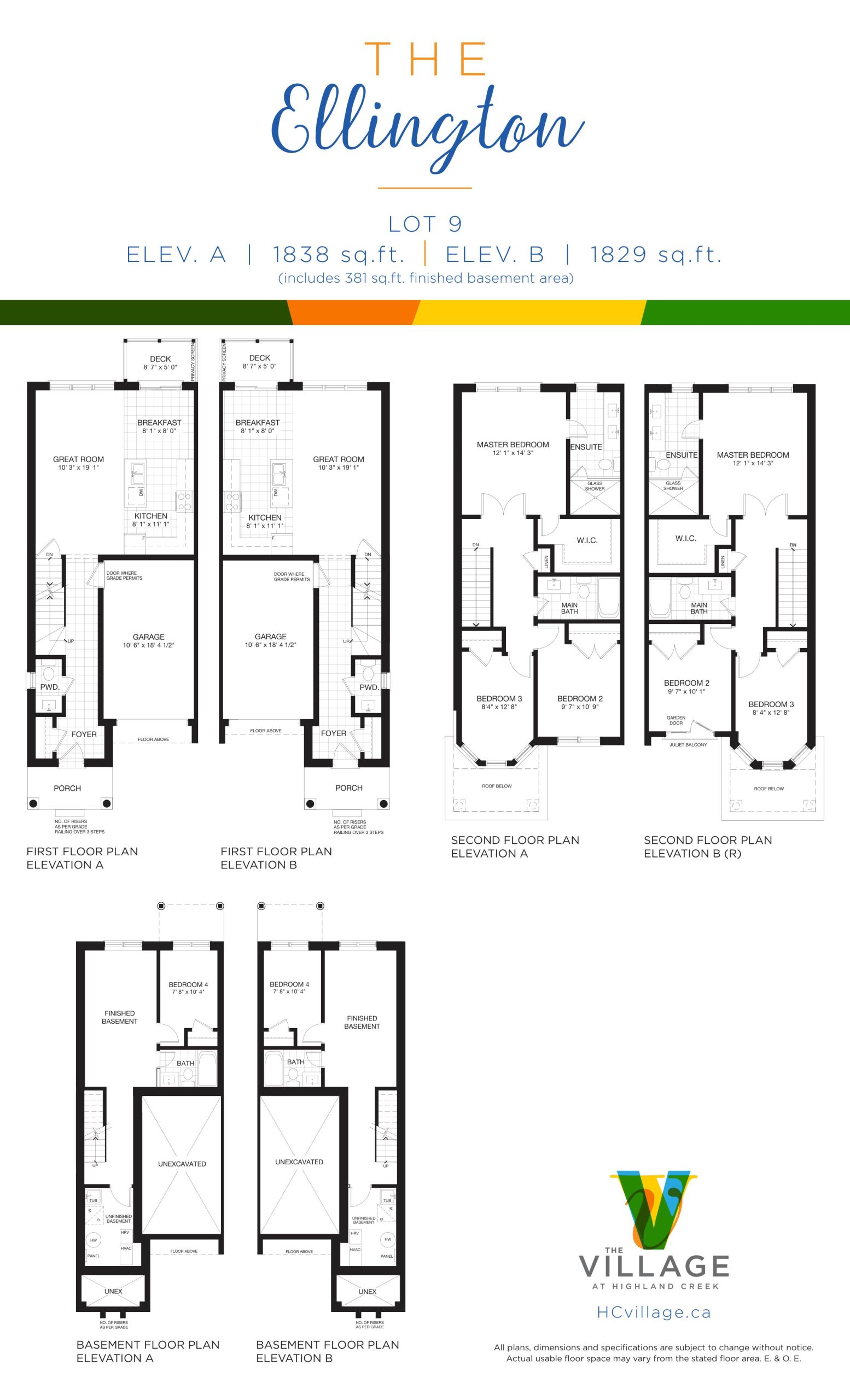 The Ellington (Lot 9) floor plan