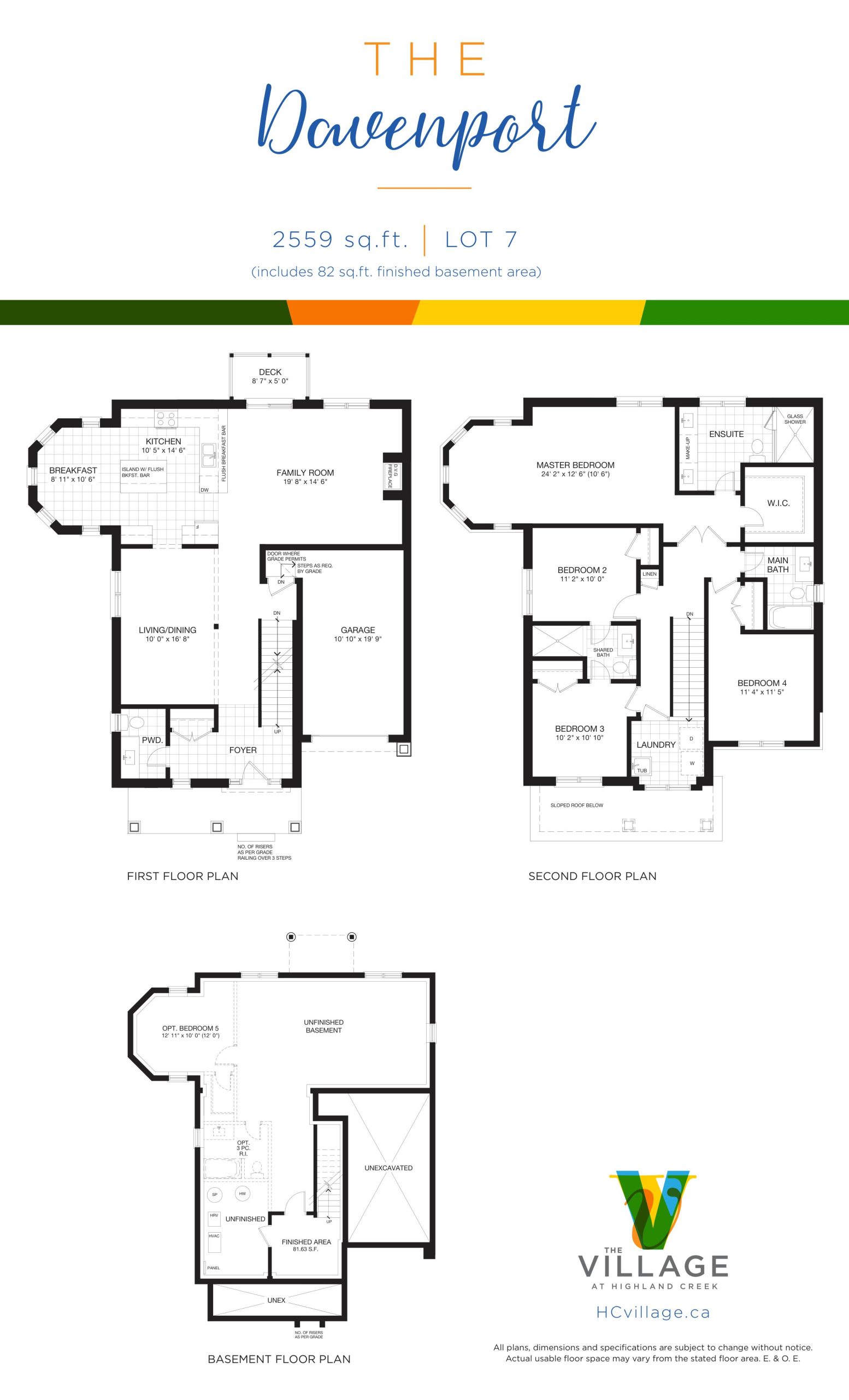 The Davenport (Lot 7) floor plan