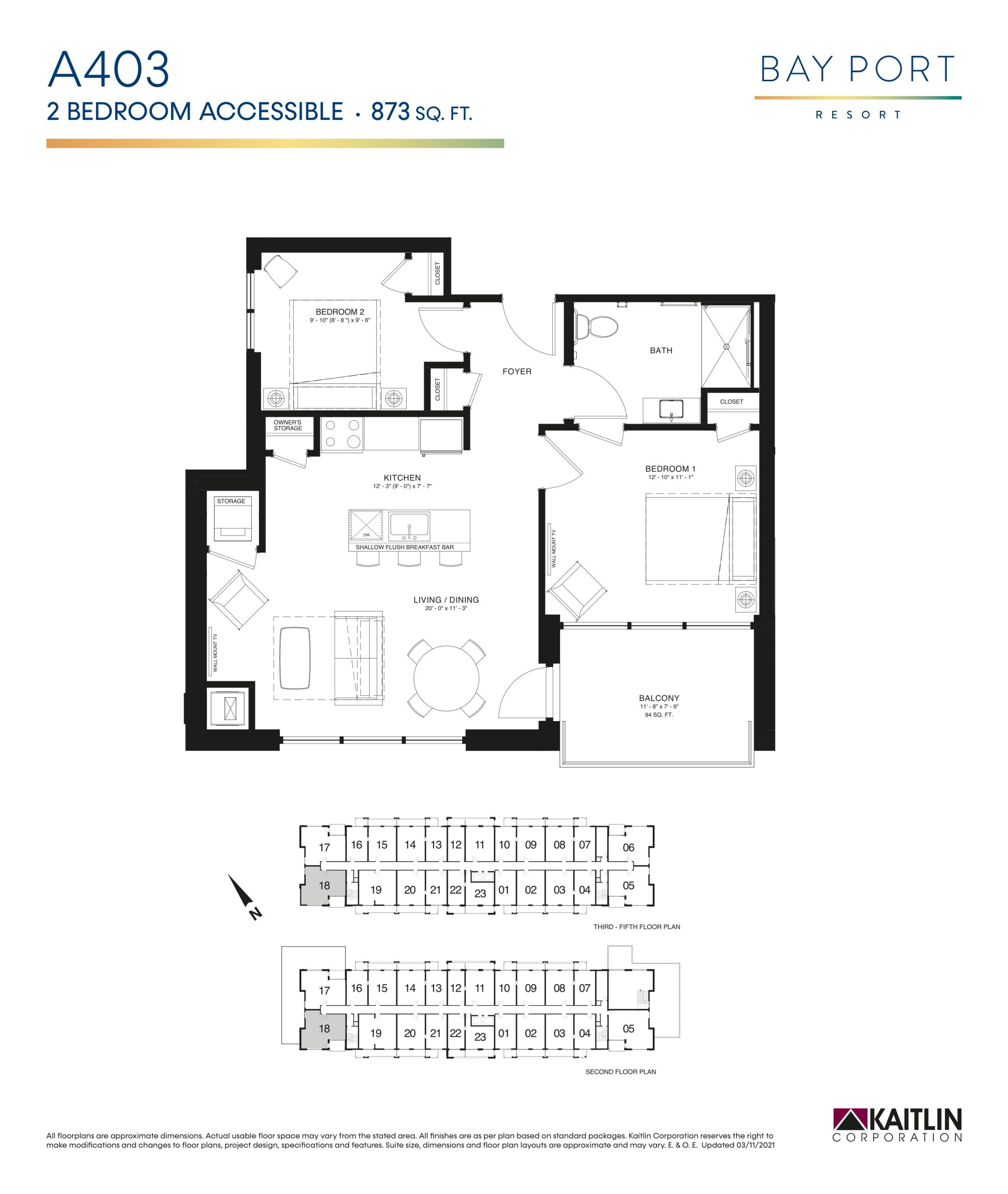 A403 floor plan