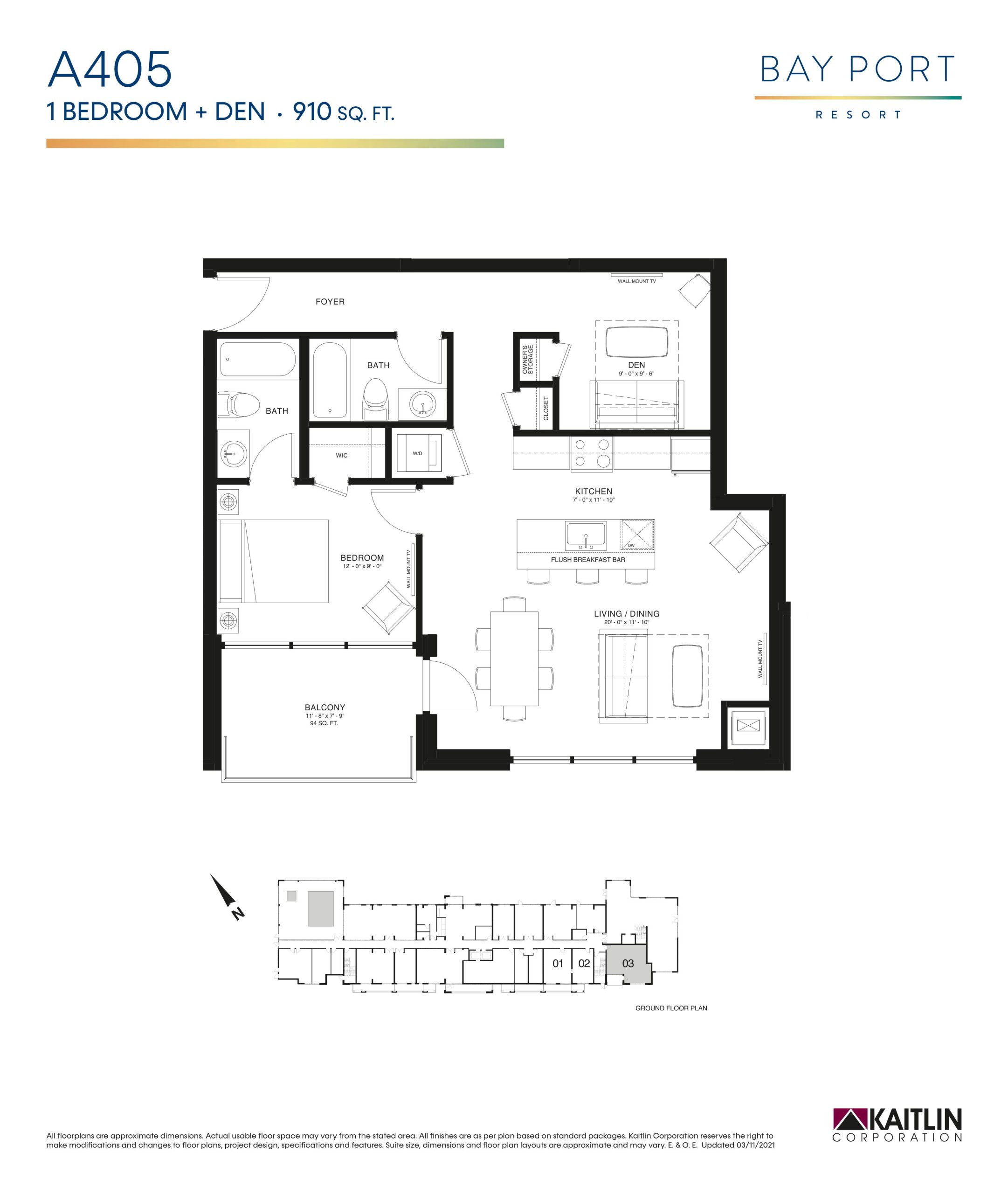 A405 floor plan