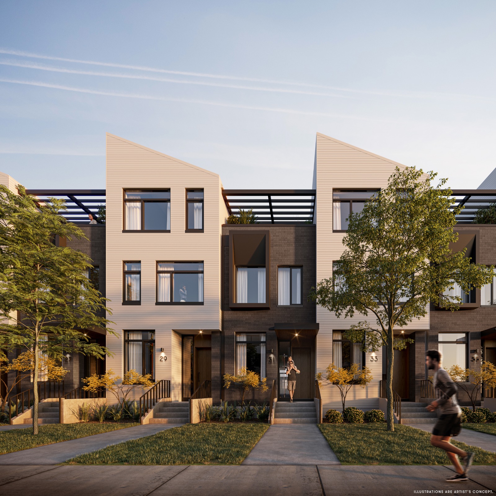Brightwater Towns in Mississauga — rendering 7