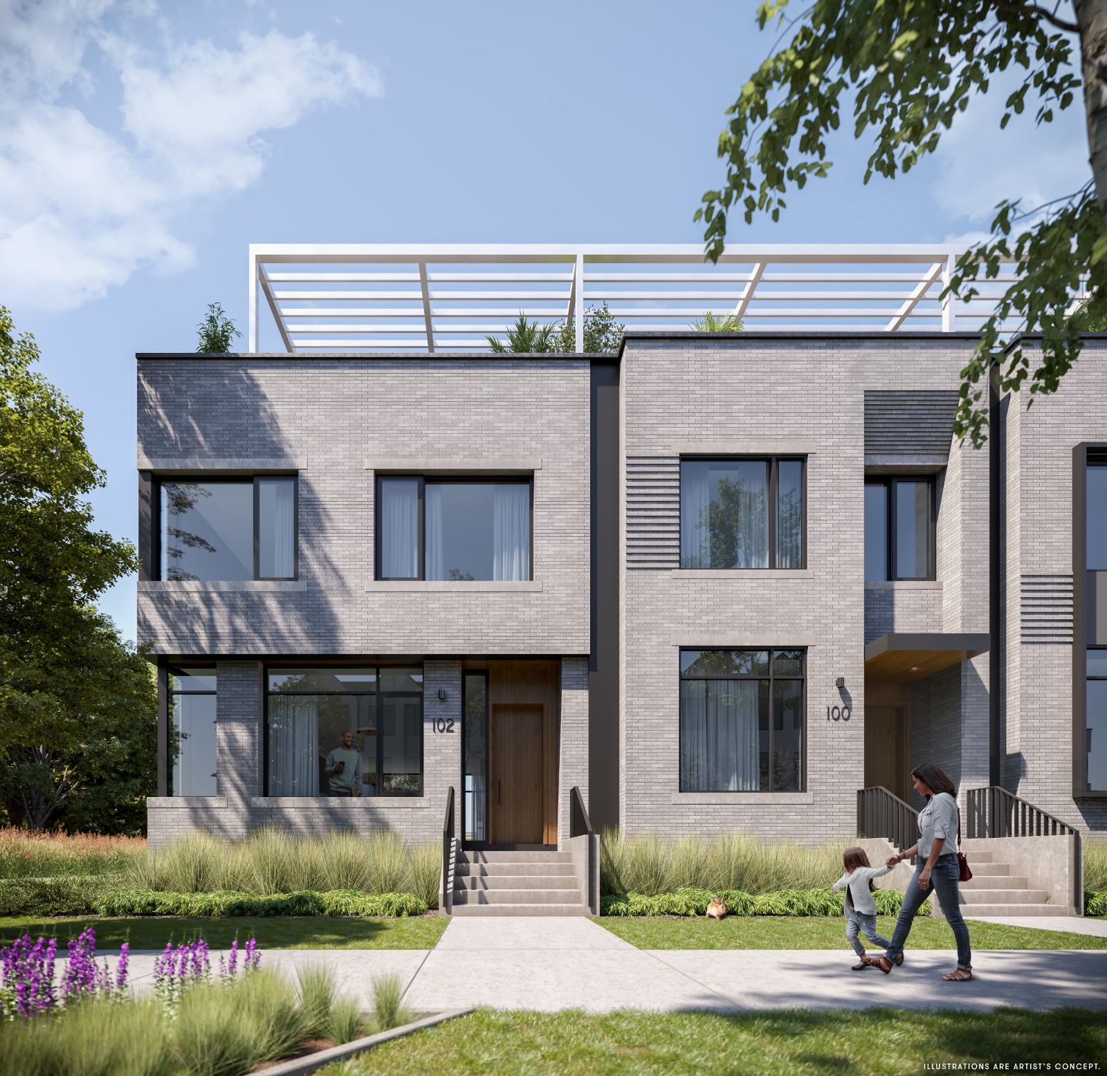 Brightwater Towns in Mississauga — rendering 6